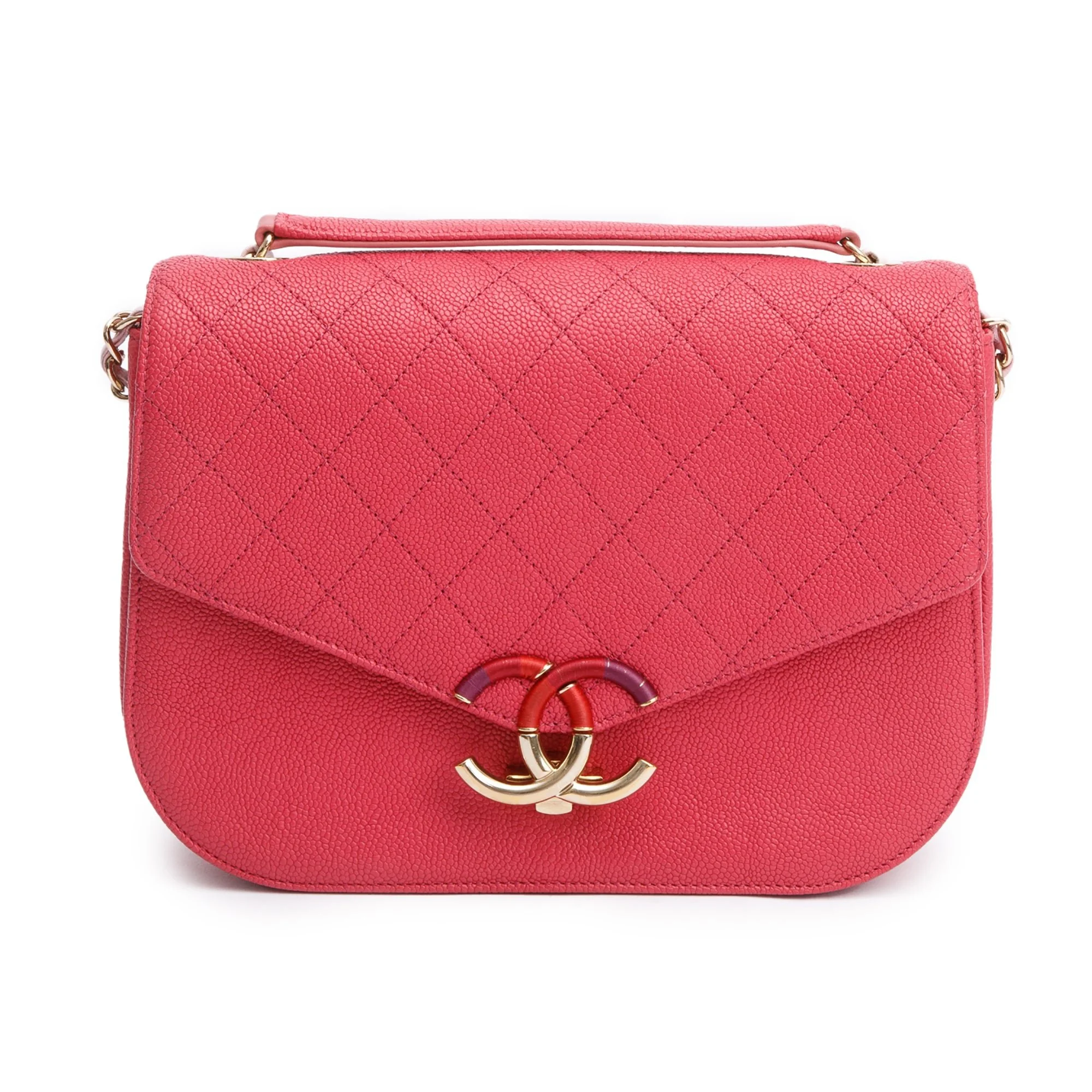 Chanel-Pink-Caviar-Paris-Cuba-Thread-Around-Flap-Bag-w-Box-Authenticity-Card-4.jpg