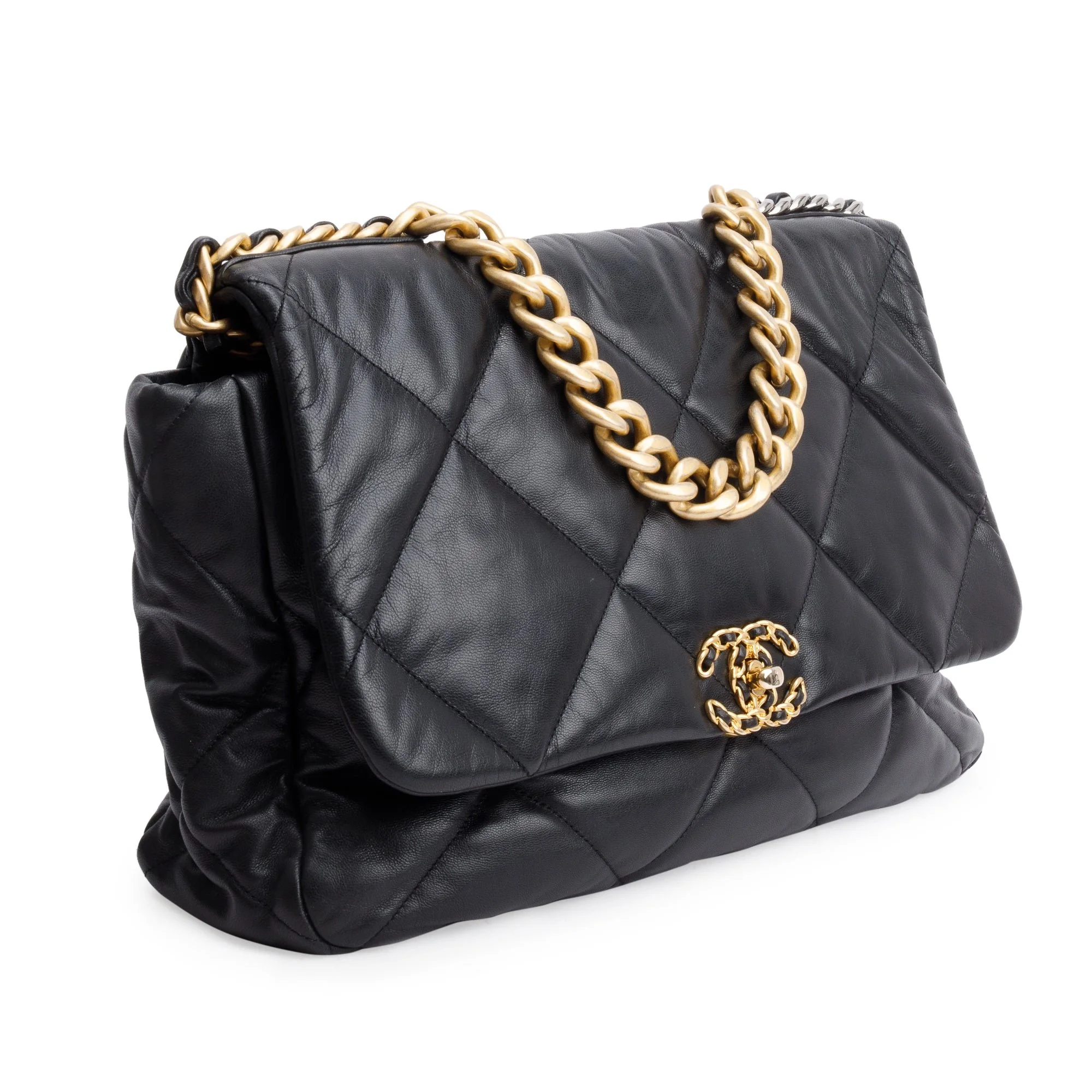 Chanel-Black-Lambskin-Leather-Maxi-19-Flap-Bag-w-Authenticity-Card-4.jpg