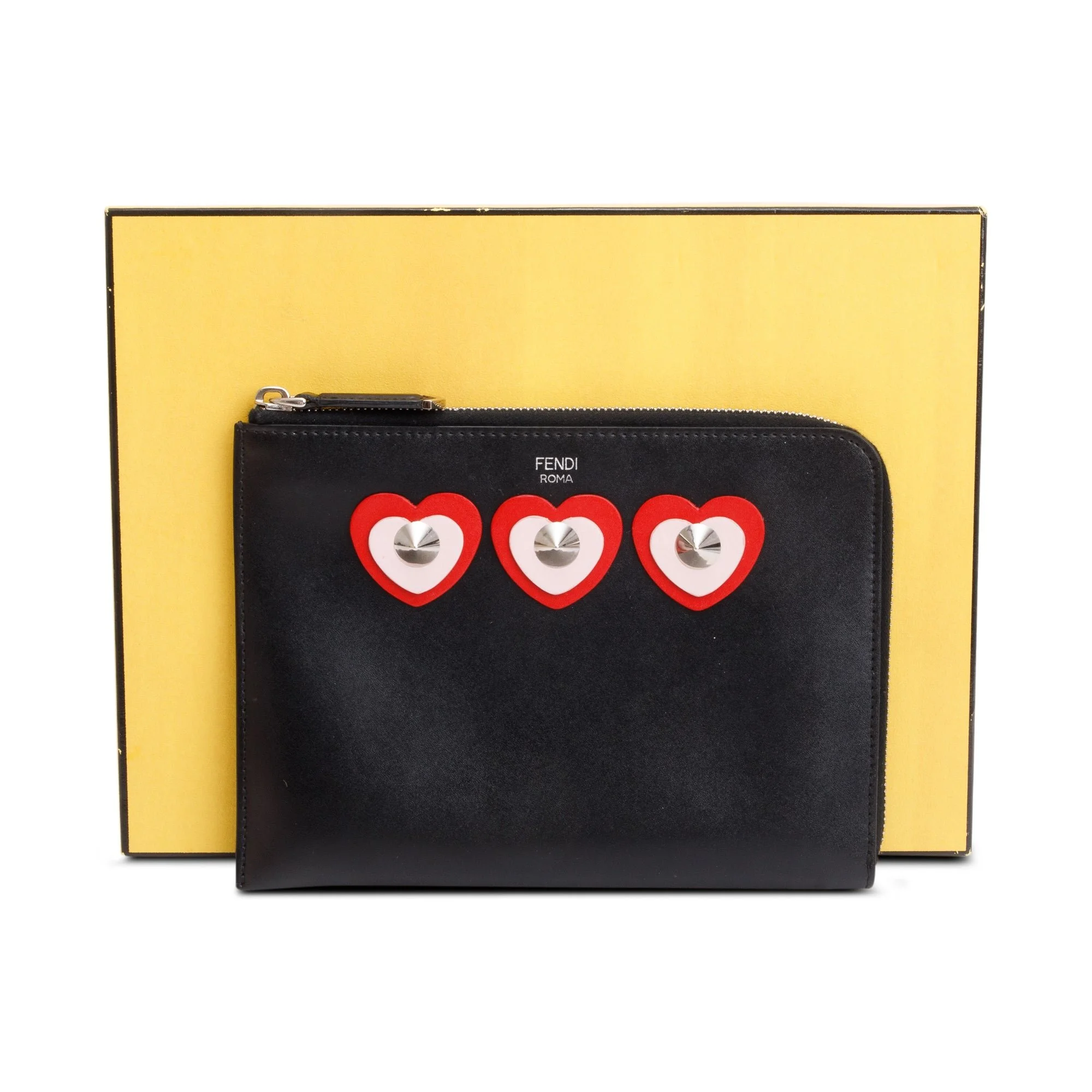 Fendi-Black-Calfskin-Leather-Studded-Heart-Zip-Around-Clutch-w-Box-2.jpg
