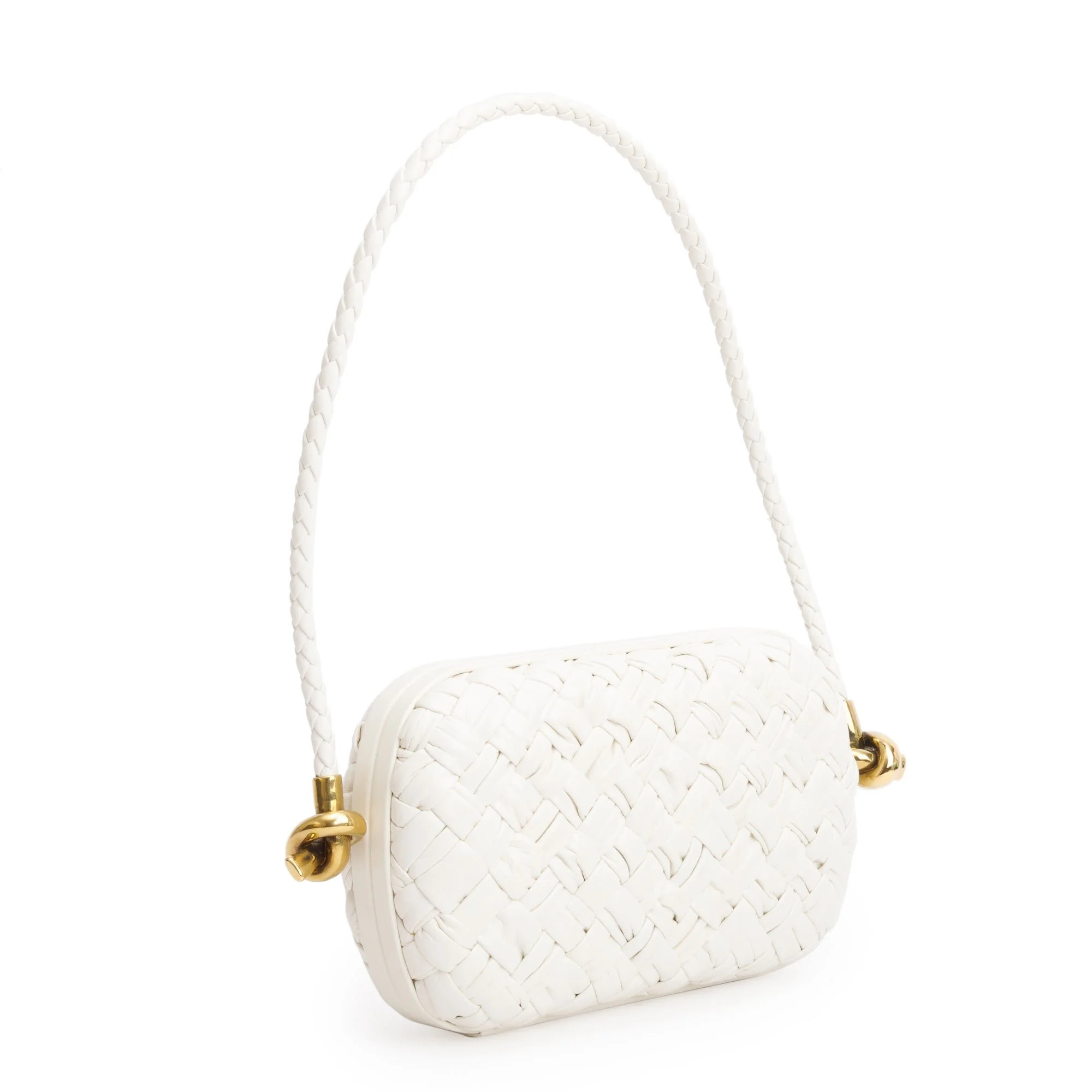Bottega-Veneta-White-Intreccio-Woven-Leather-Mini-Loop-Metal-Knots-On-Strap-Clutch-Bag-w-Box-3.jpg