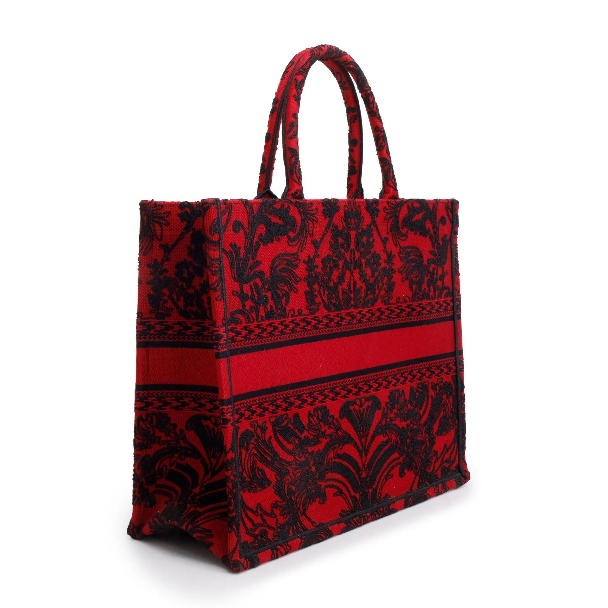Christian-Dior-2022-Large-Red-and-Black-Toile-de-Jouy-Embroidery-Canvas-Book-Tote-w-Box-5.jpg
