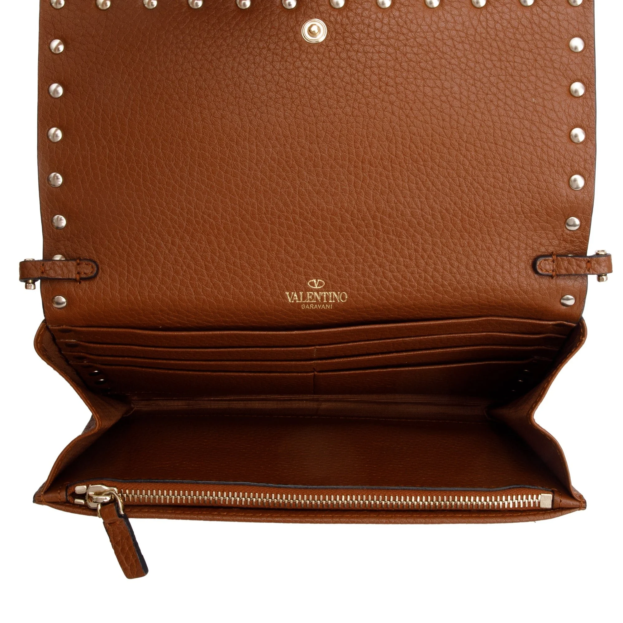 Valentino-Brown-Grained-Leather-Rockstud-Wallet-On-Chain-7.jpg