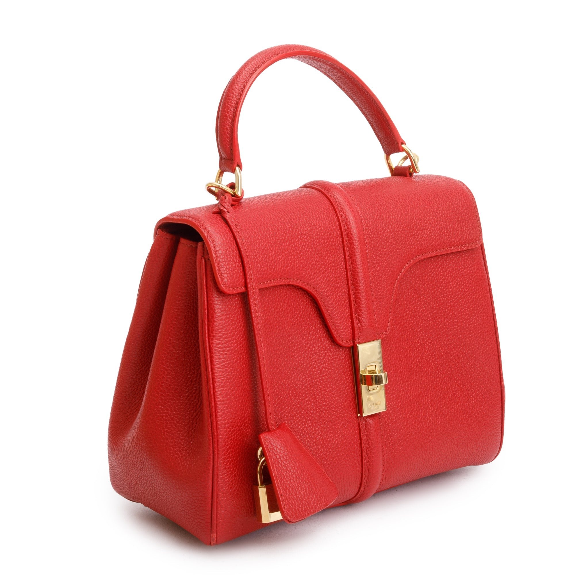 Celine-Red-Calfskin-Leather-Small-16-Bag-w-Strap-4.jpg