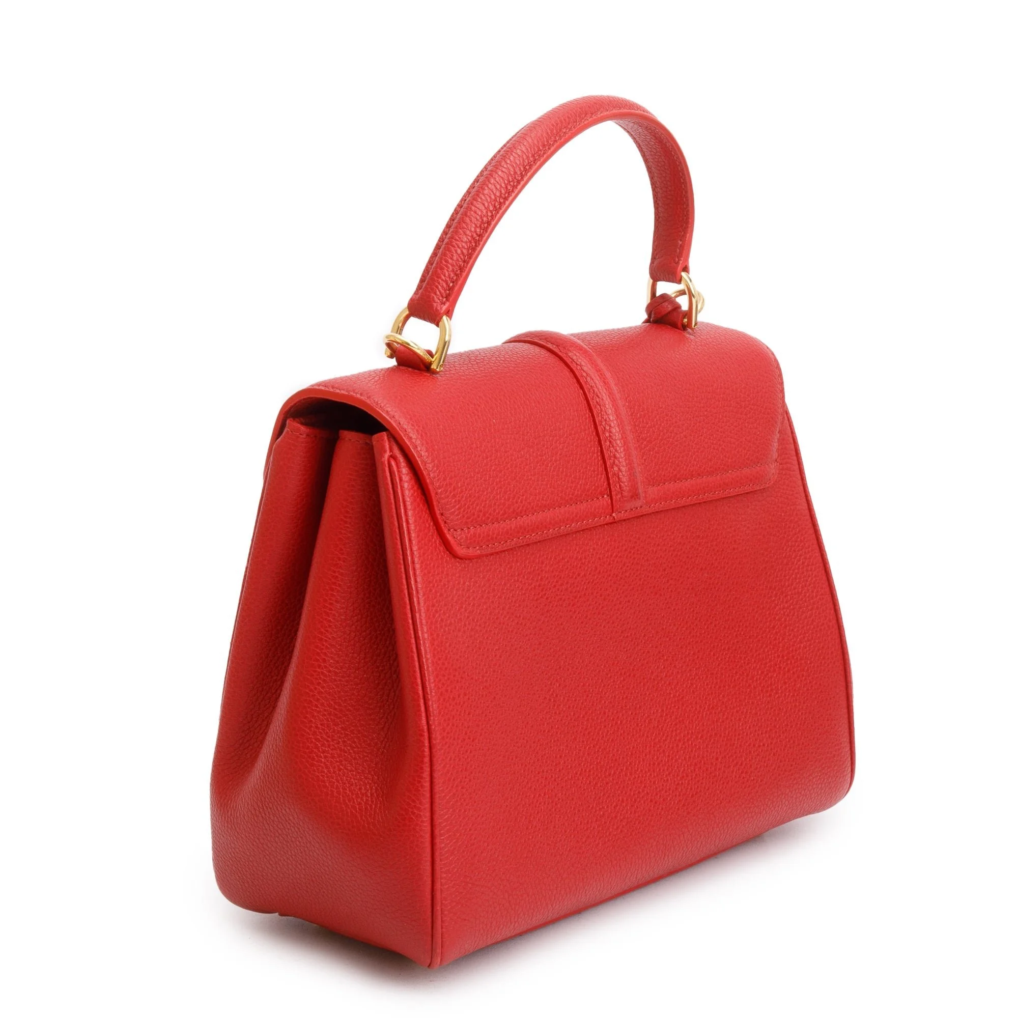 Celine-Red-Calfskin-Leather-Small-16-Bag-w-Strap-6.jpg