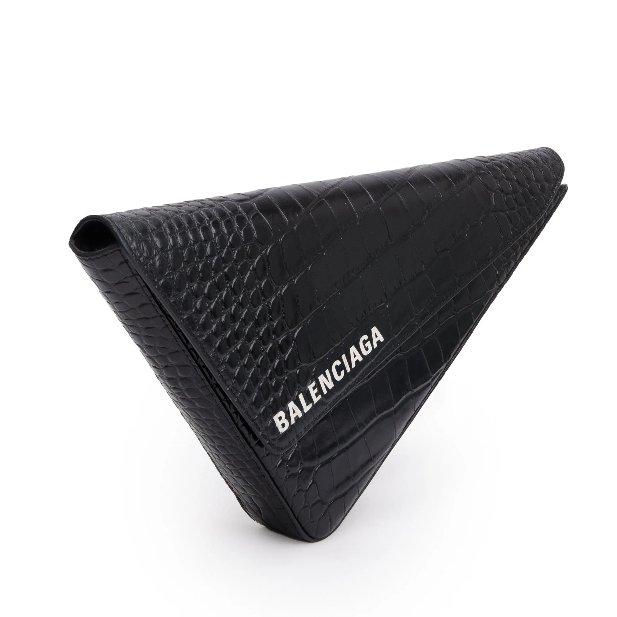 Balenciaga-Black-Croc-Embossed-Calfskin-Leather-Triangle-Clutch-w-Strap-2.jpg