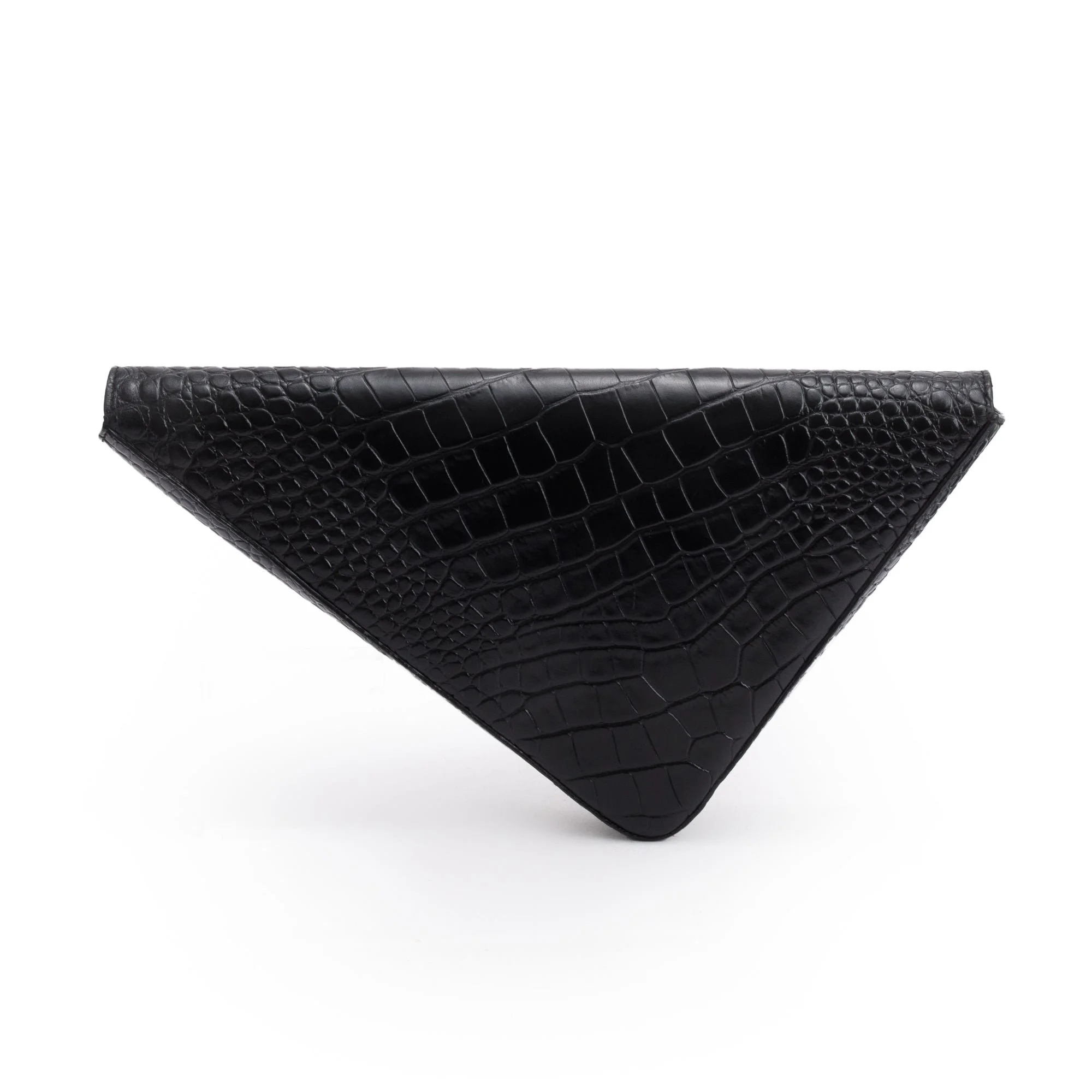 Balenciaga-Black-Croc-Embossed-Calfskin-Leather-Triangle-Clutch-w-Strap-3.jpg