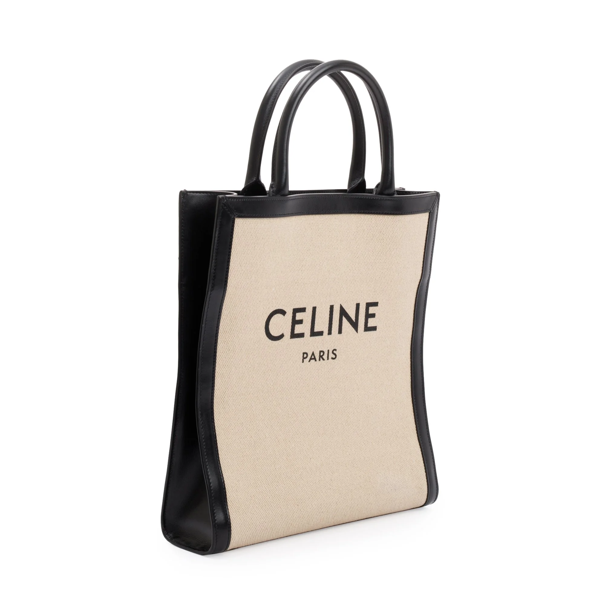 Celine-2021-Small-Beige-Canvas-Black-Calfskin-Logo-Vertical-Cabas-Tote-w-Strap-3.jpg