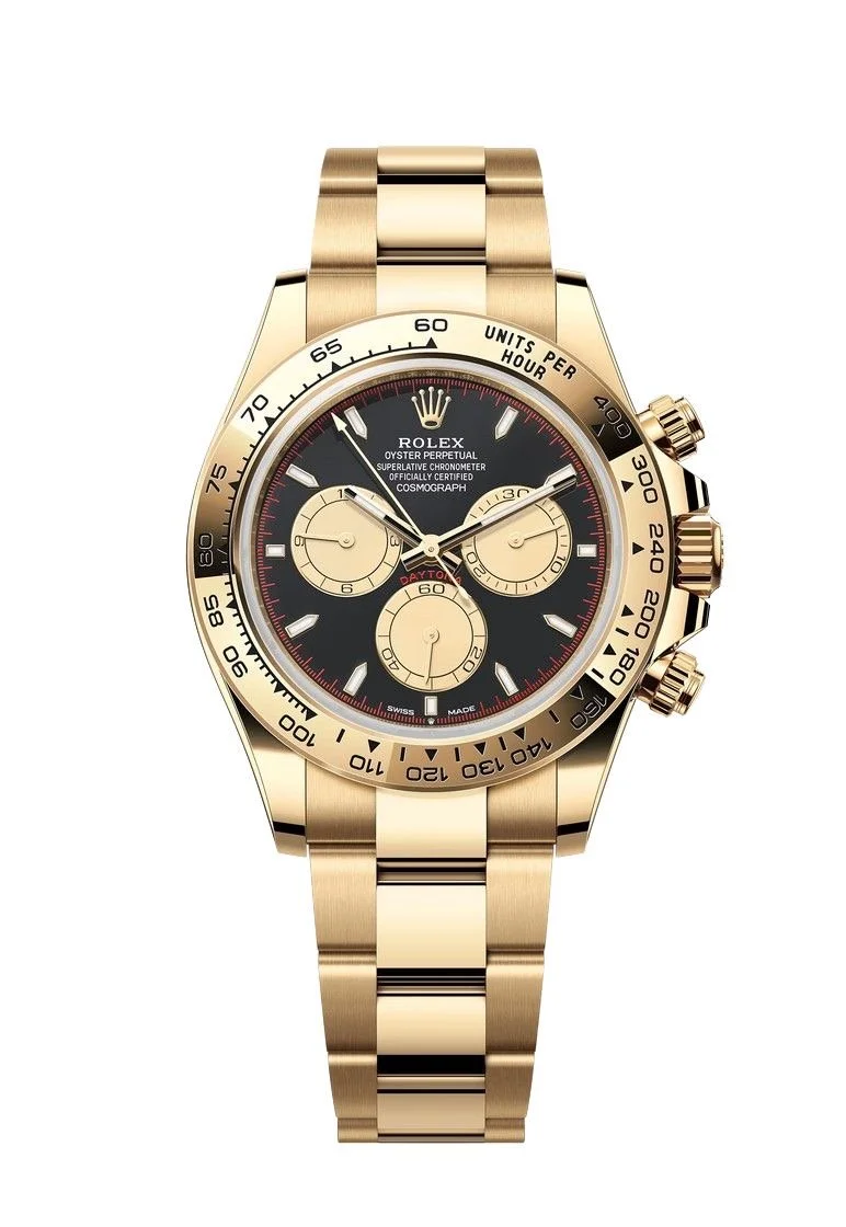 Designer inspired Yellow Gold watch
