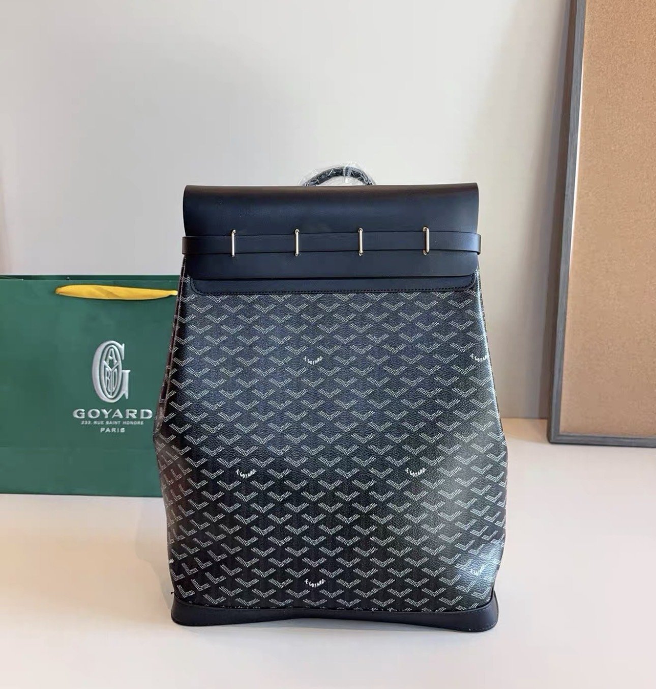 Goyard Inspired Alpin Backpack