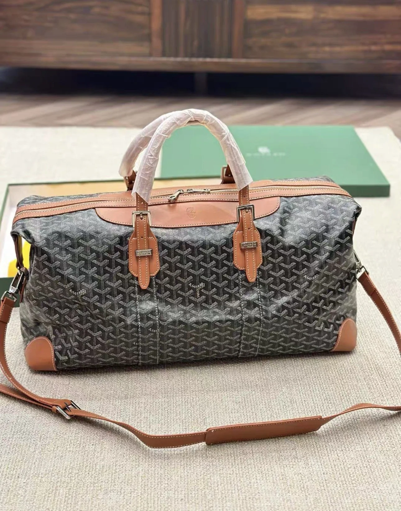 Goyard inspired Boeing （ Weekender) Travel Bag 55