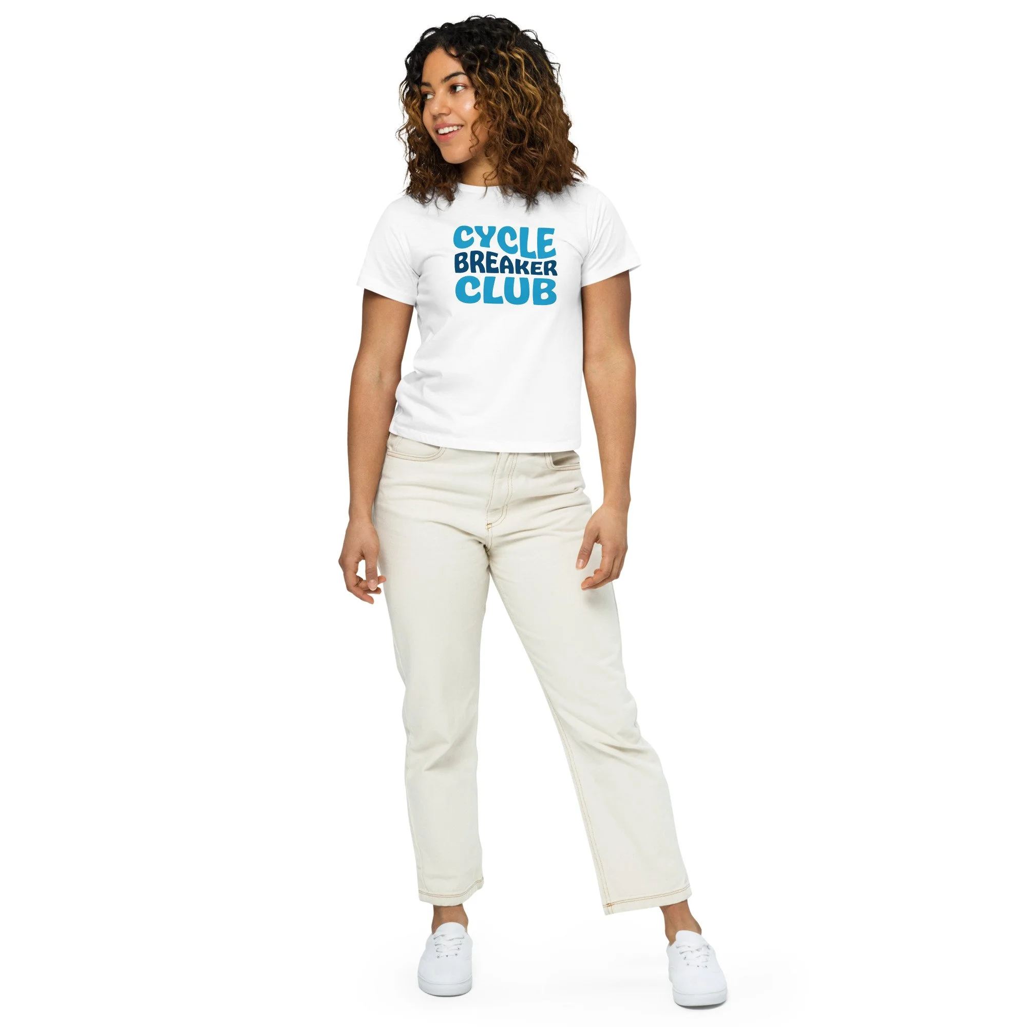 'Cycle Breakers Club' Women’s High-Waisted T-Shirt