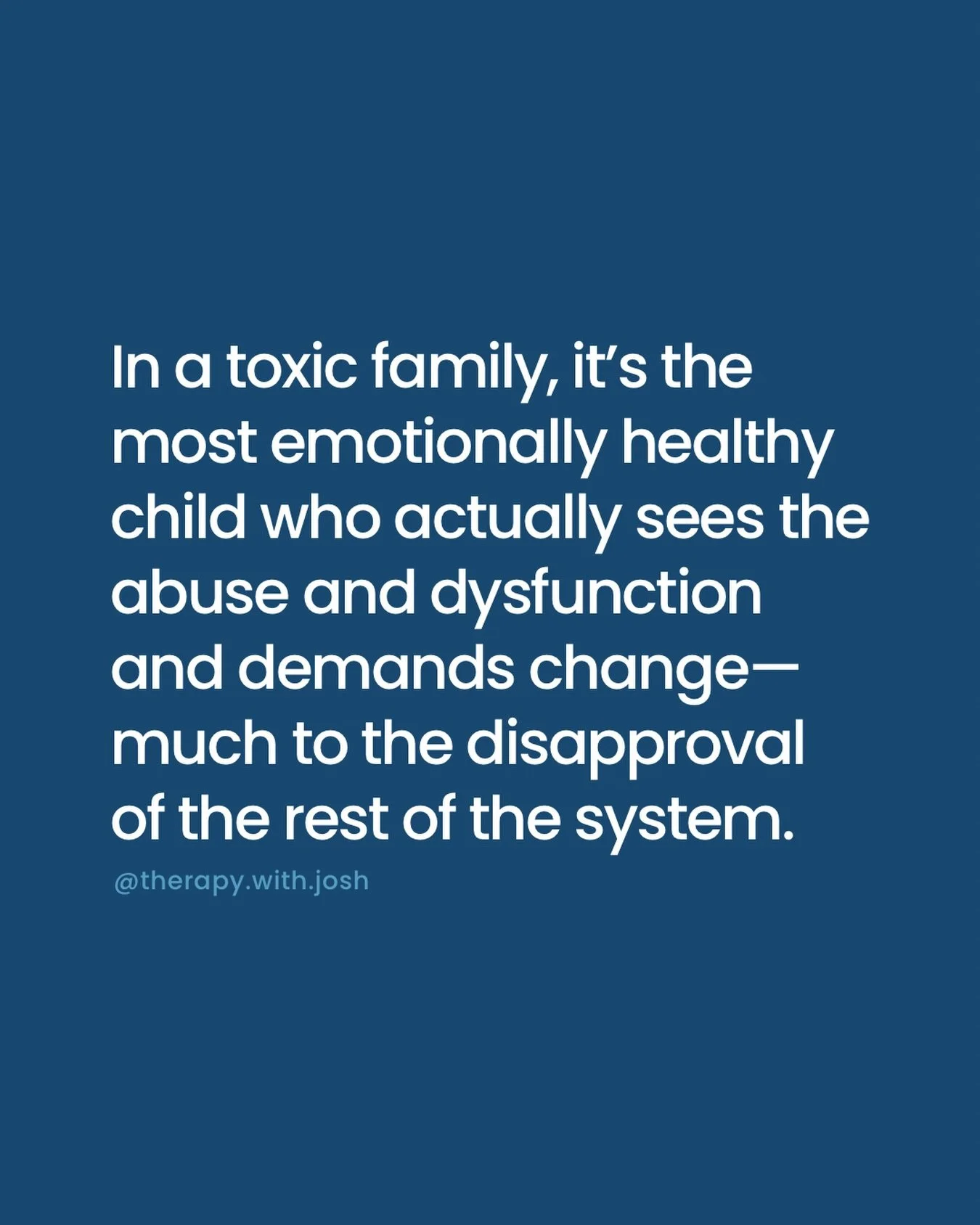Toxic families are maintained through silence, compliance, and denial. The abuse, neglect, chaos, or dysfunction that pervades them can only be sustained when their members don&rsquo;t break the cycle, and rather continue to allow and perpetuate thes