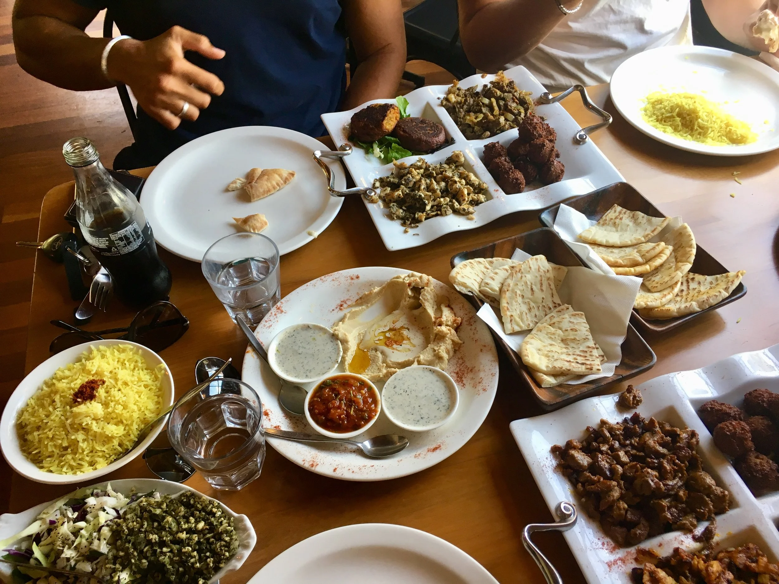 Lunch with friends in Kerikeri