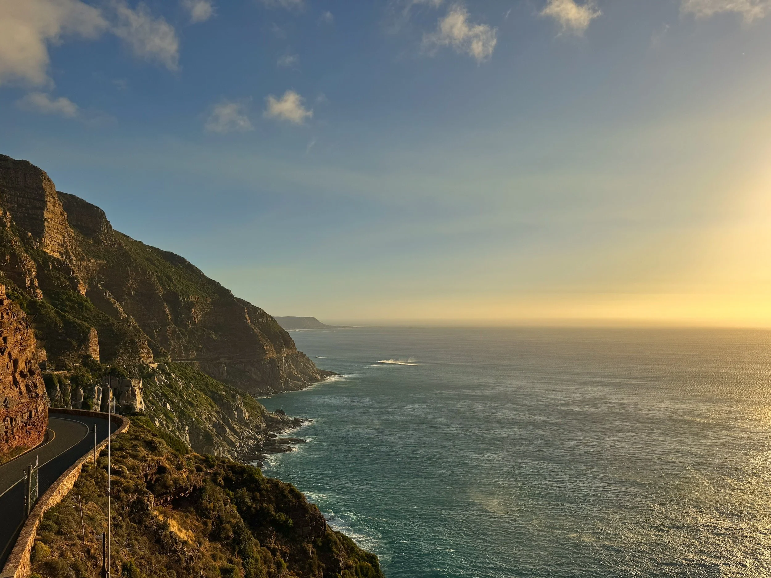 View of Chapmans Peak Drive in Cape Peninsula, Cape Town