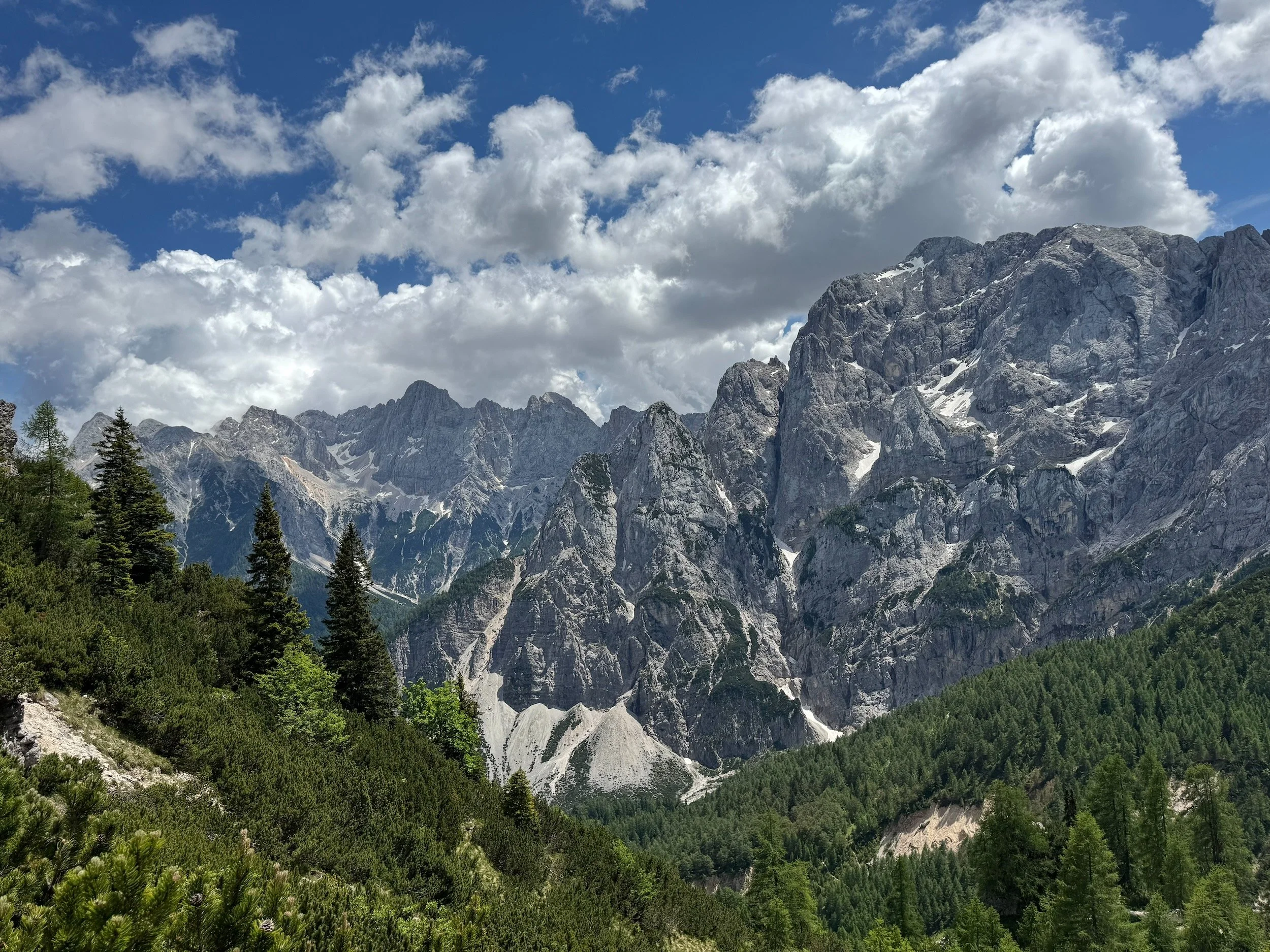 Alpine views and rocky peaks of Slemenova Špica