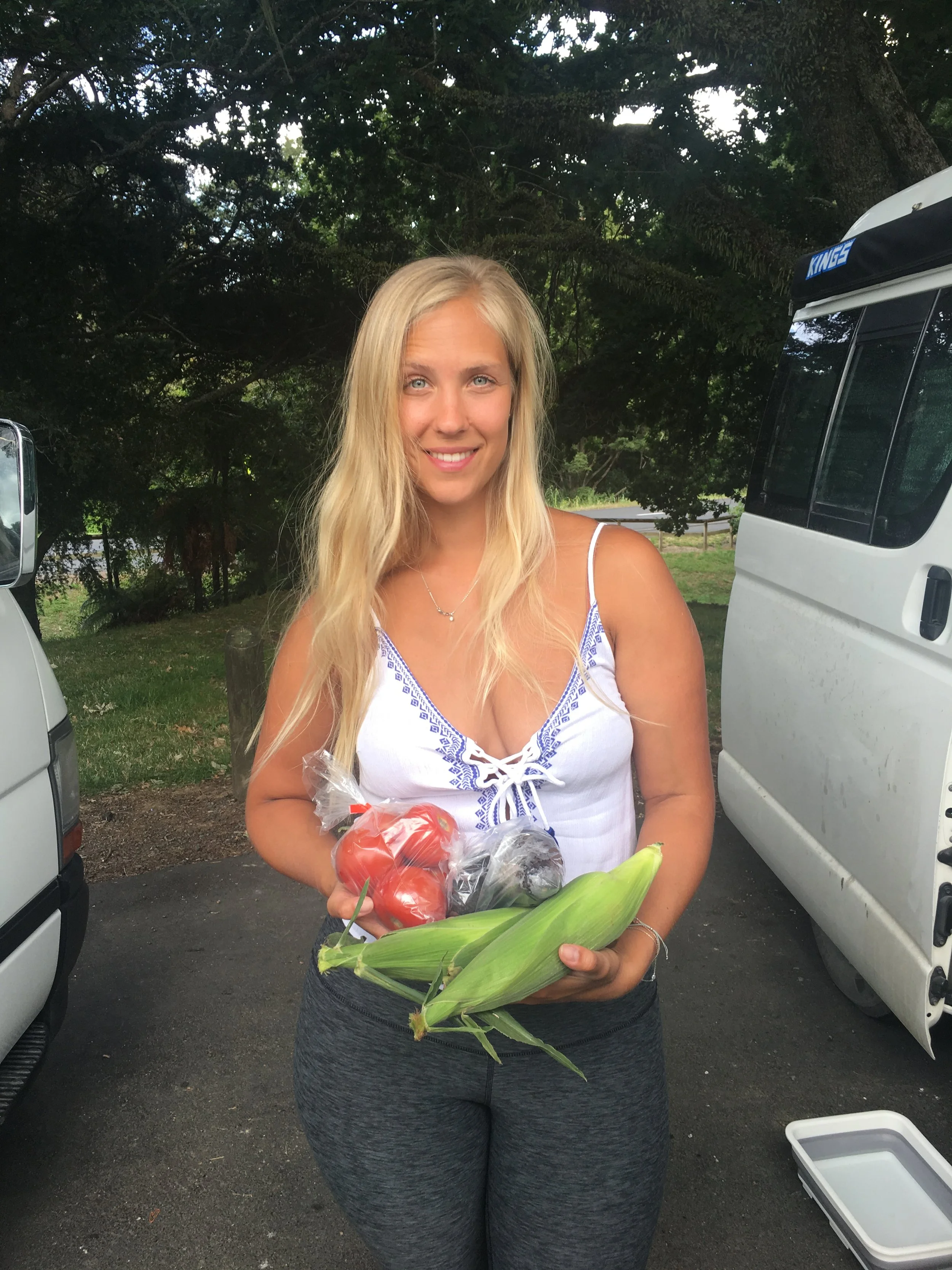 Stocked up on some veggies along the way