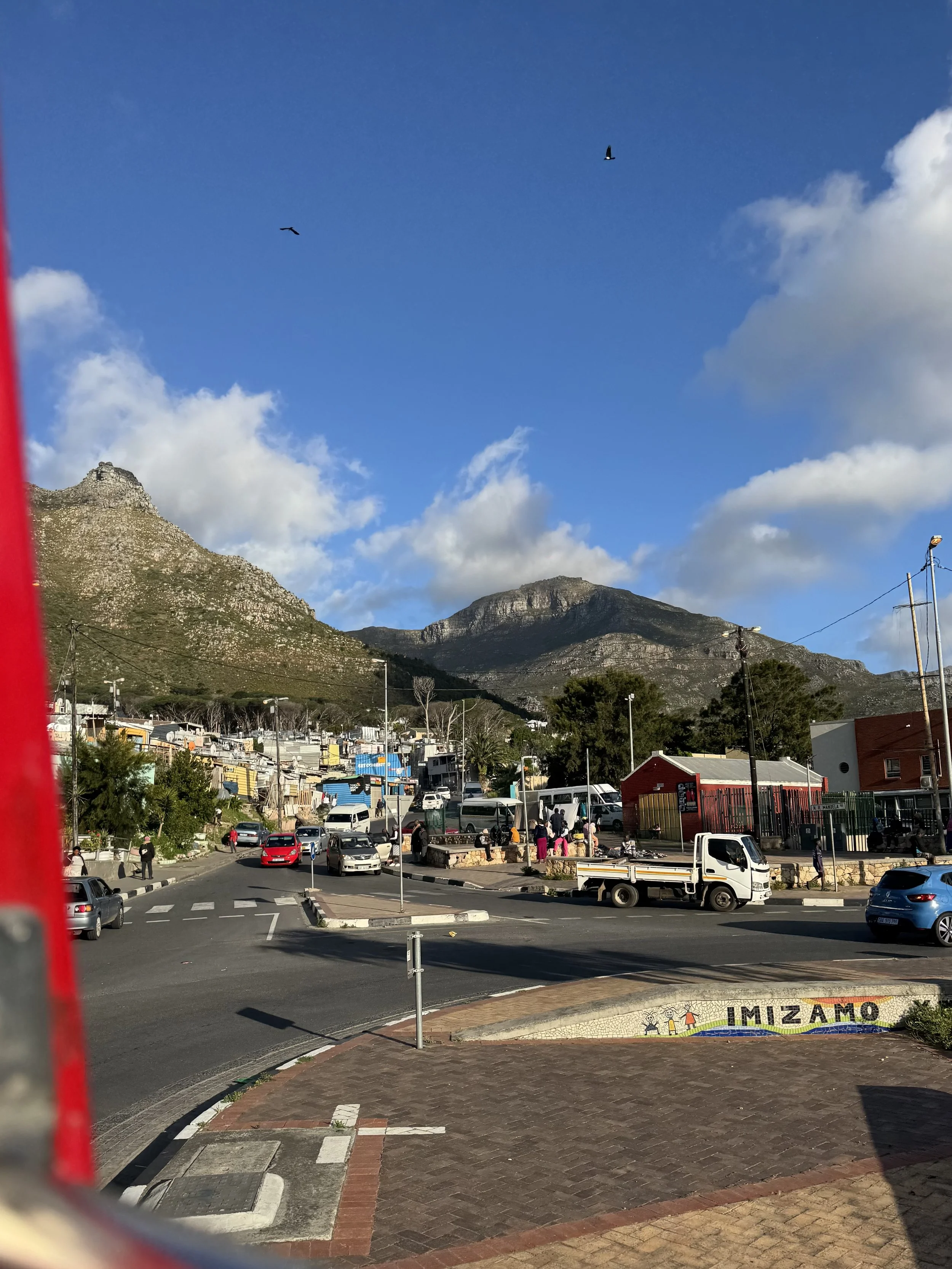 View of Hout Bay from the hop-on hop-off bus
