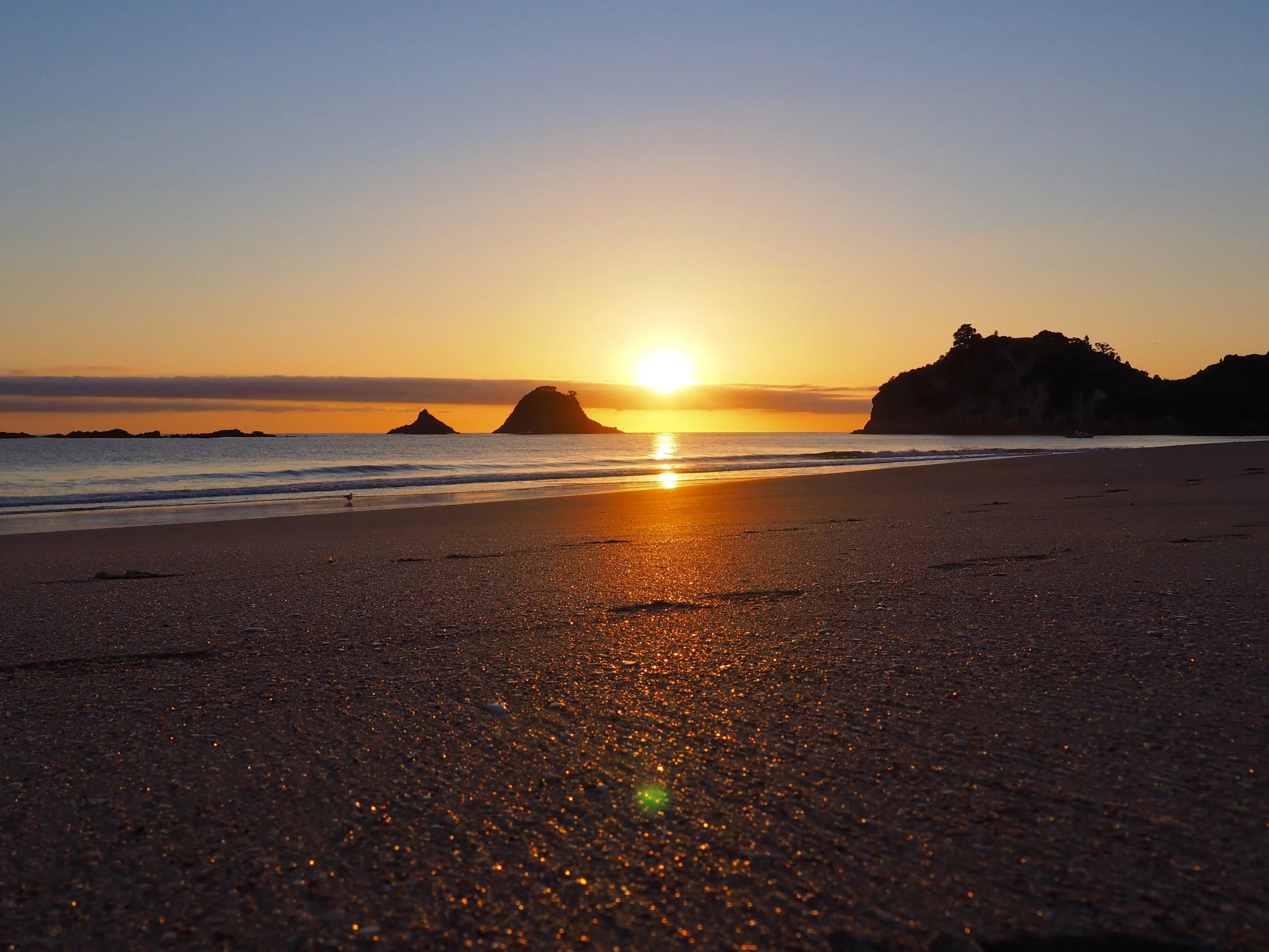 Sunrise in the Coromandel