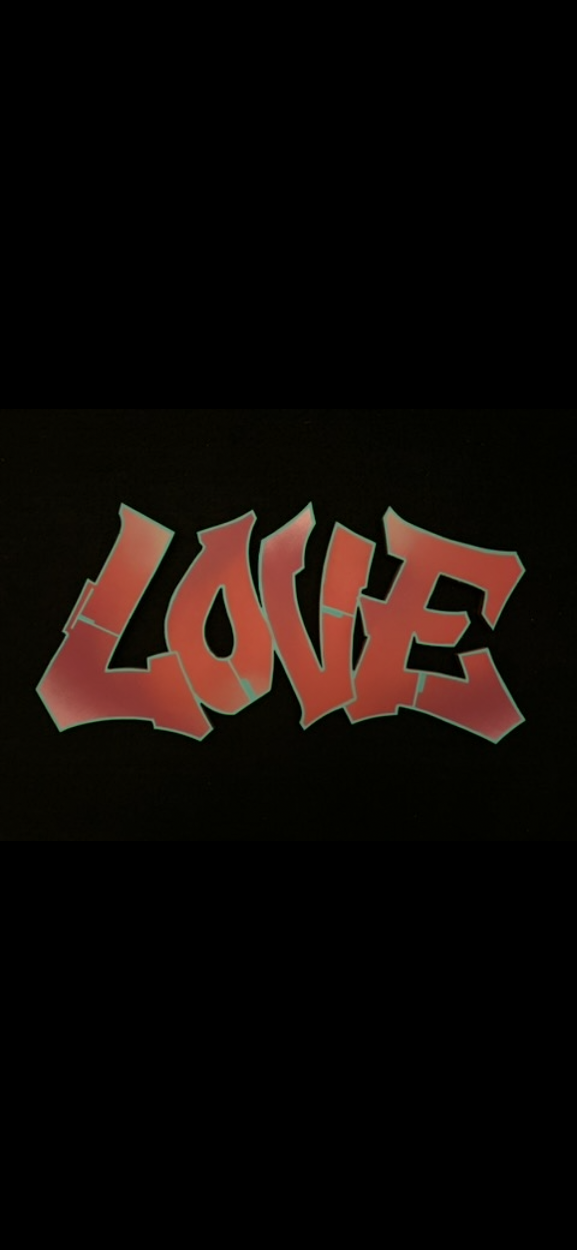 "Love" - small cutout