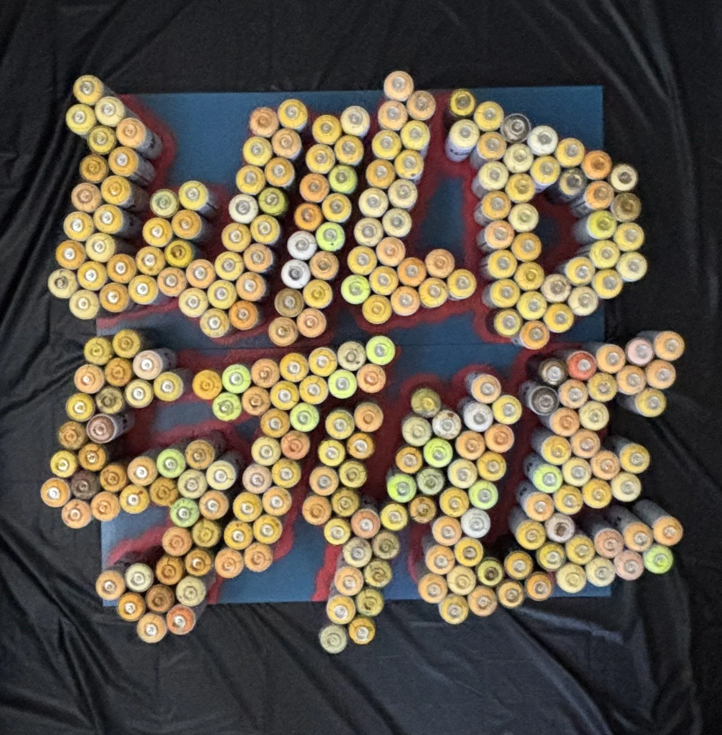 "Wild Style" - Two (2) piece funk-letter sculpture, measuring ~4' wide by ~4' tall. Custom mounting options available for serious collectors.