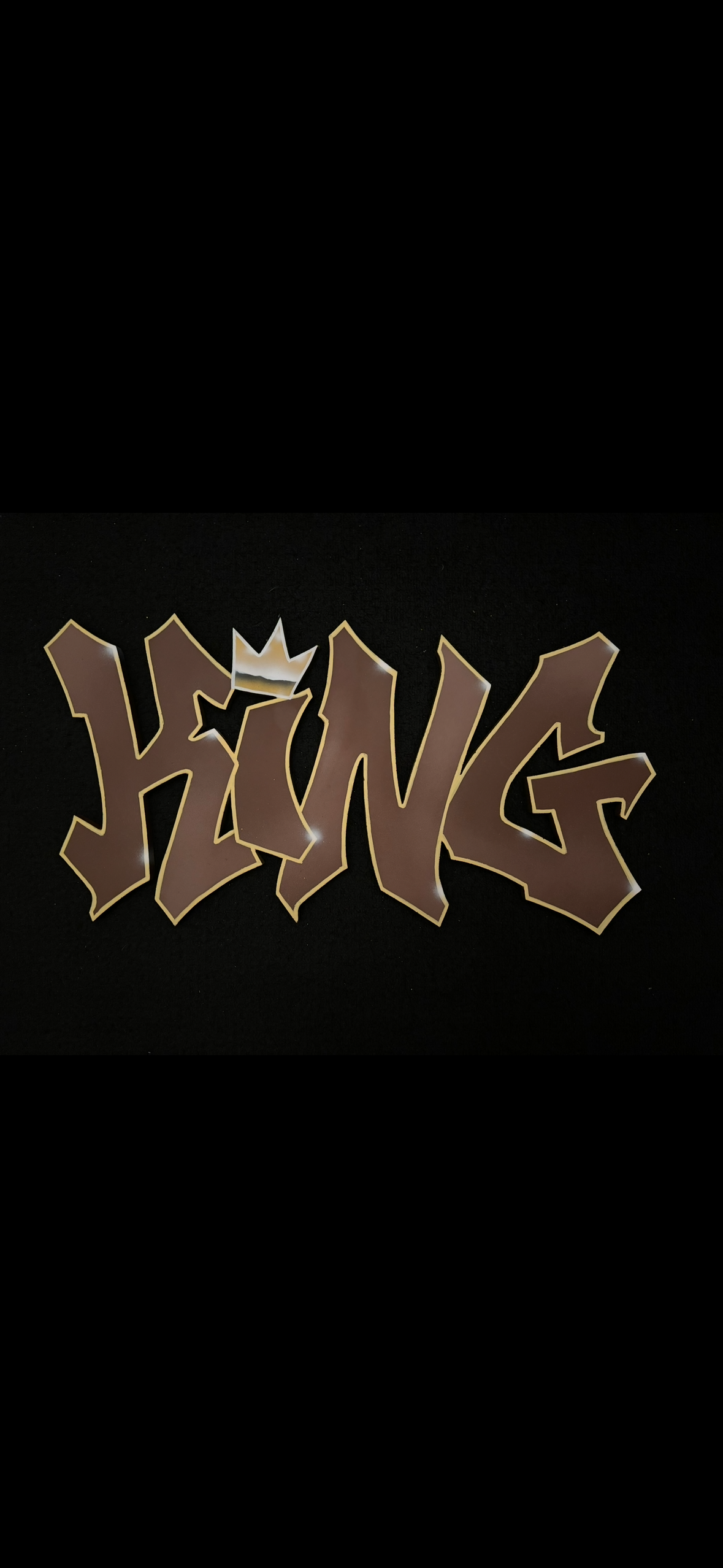 "King" - small cutout