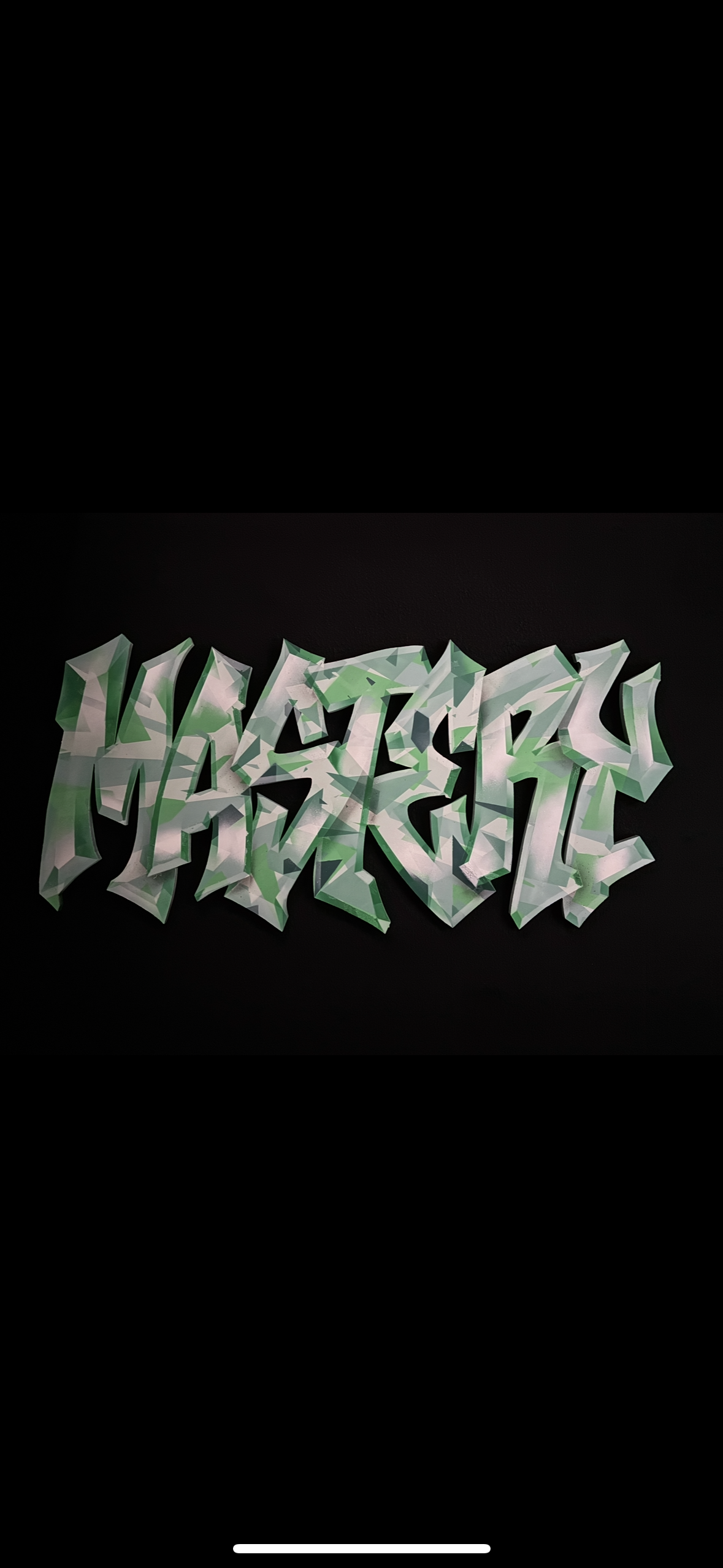 "Mastery" - large cutout