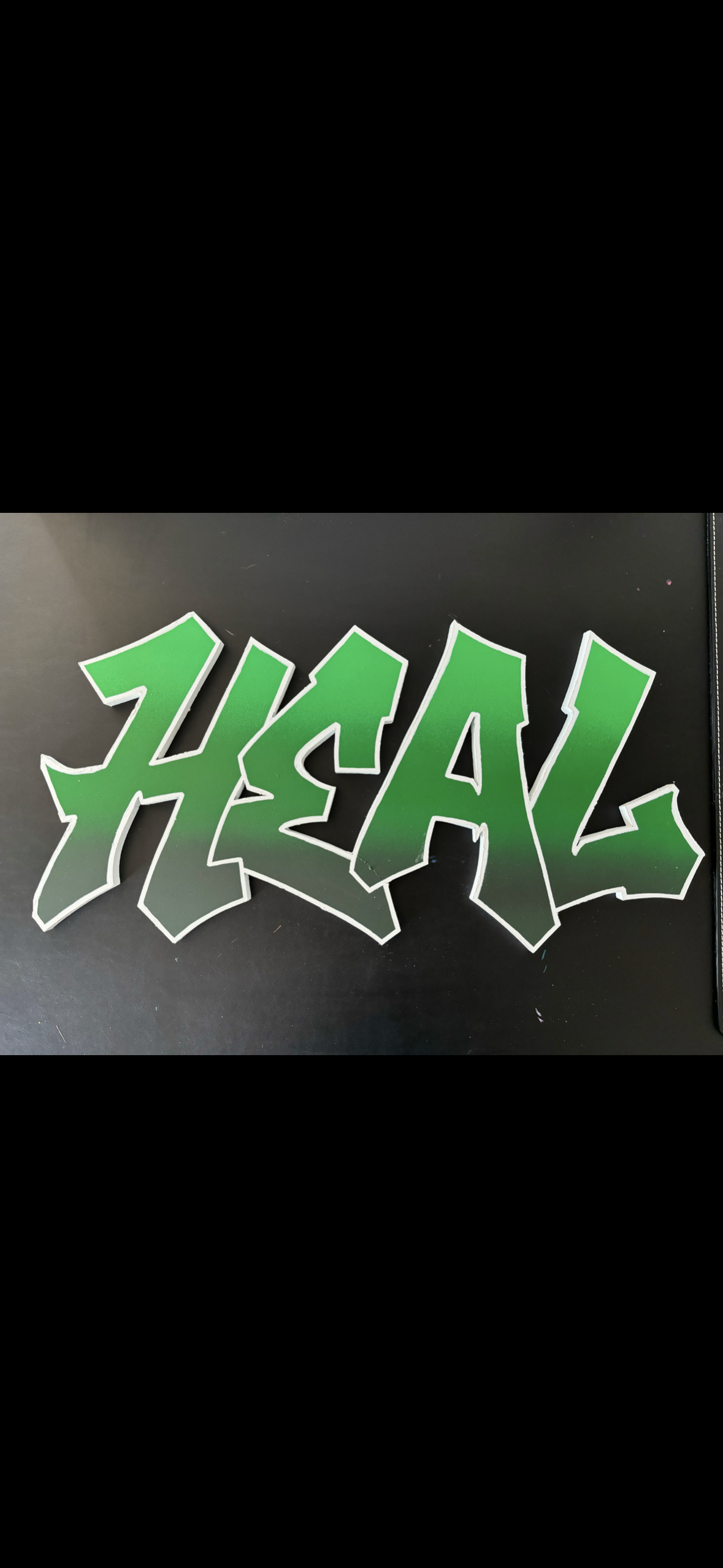 "Heal" - small cutout