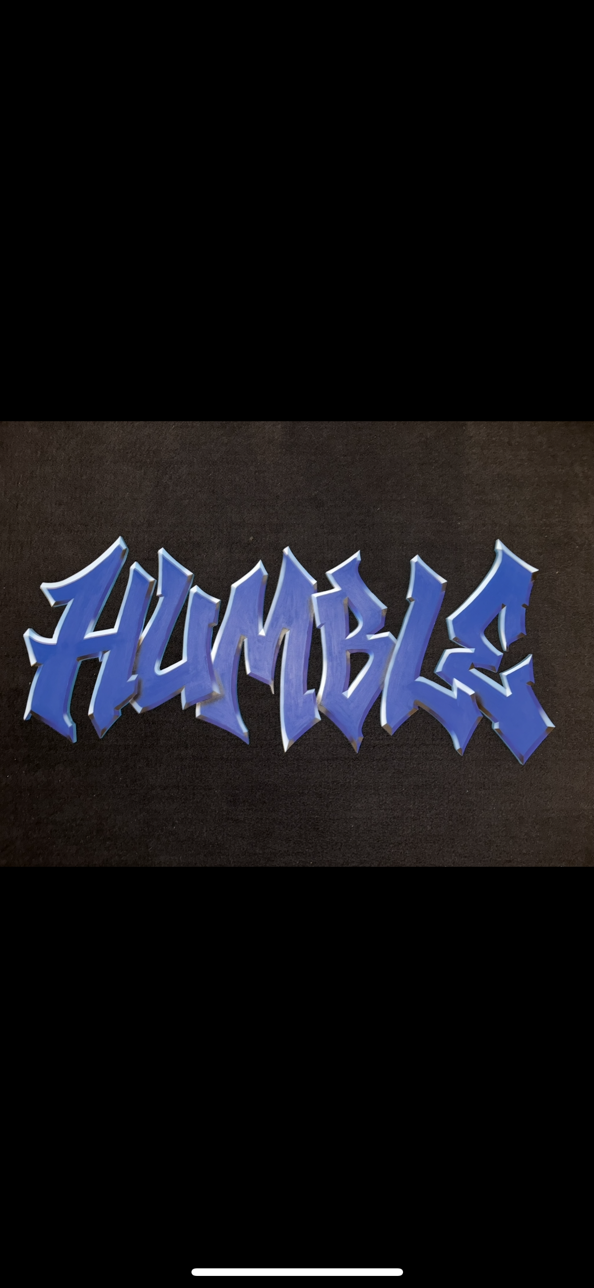 "Humble" - large cutout