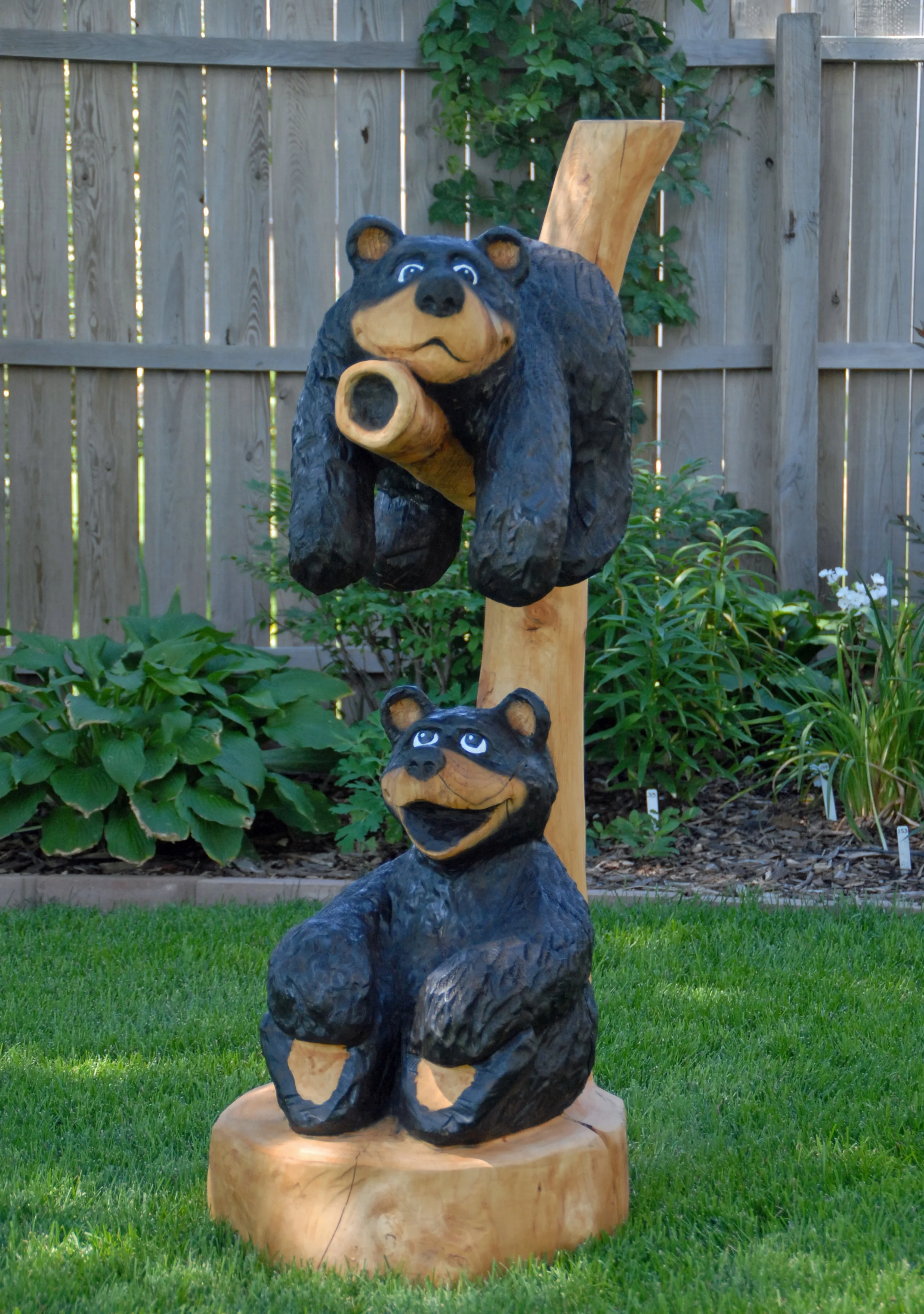 double cubs in tree.JPG