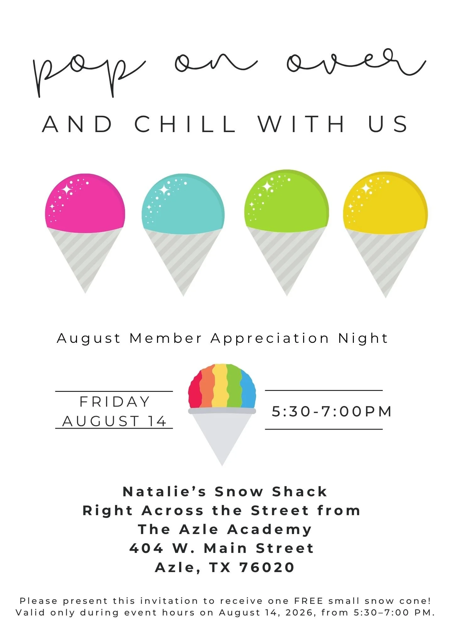 August Member Appreciation Night!
