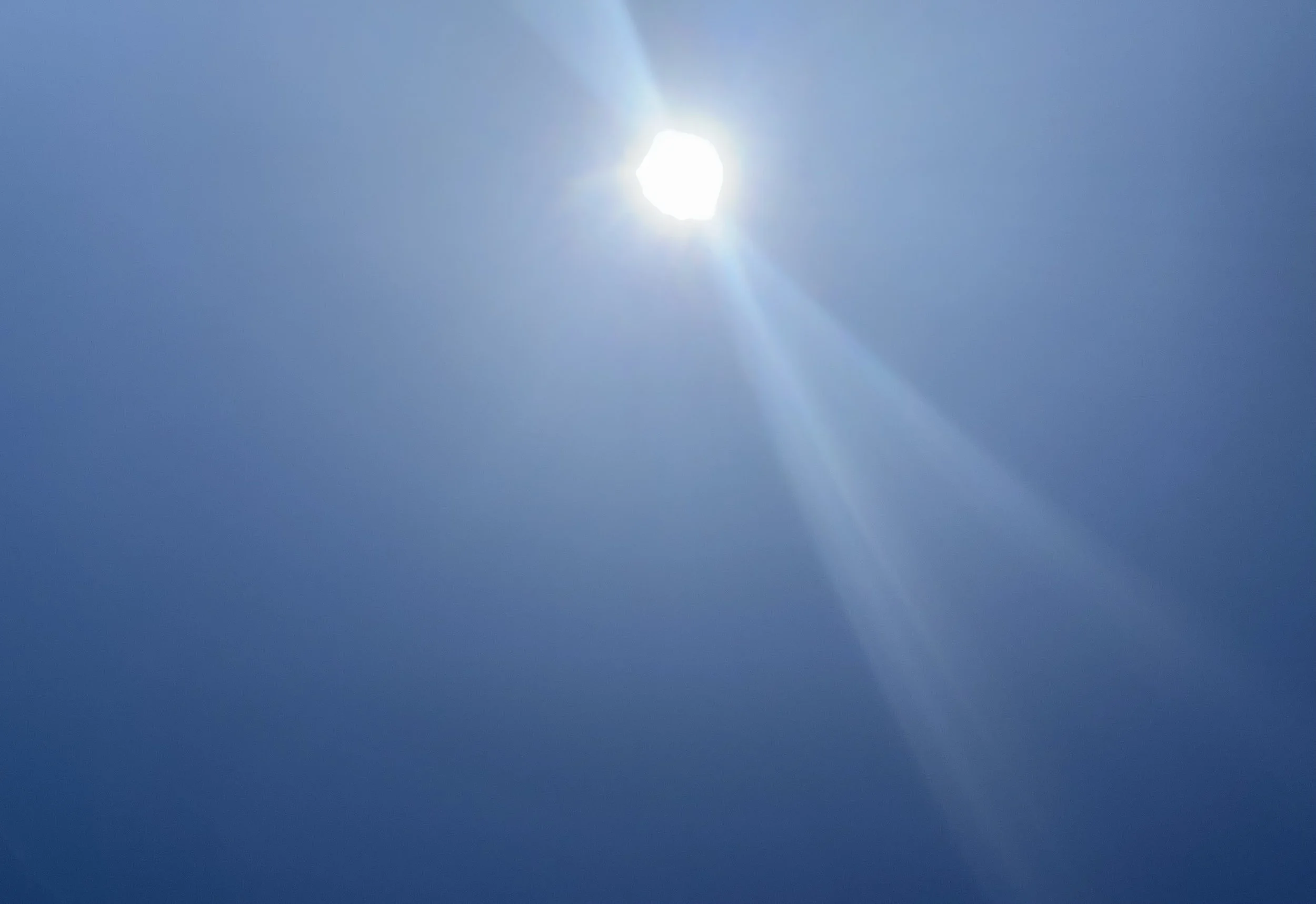 Die Sonne scheint …