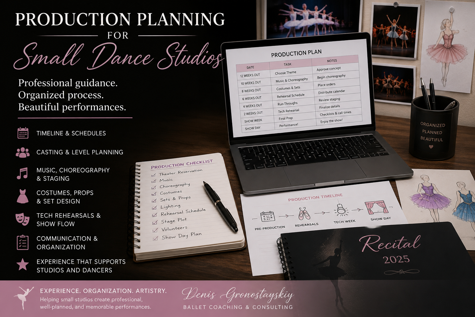 Production Planning for Small Dance Studios