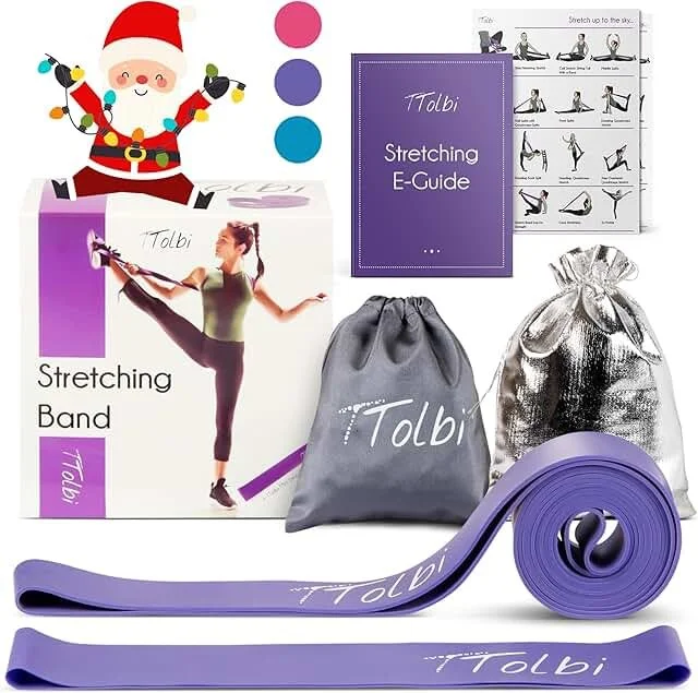 Premium Stretch Bands for Dancers – Improve Stretching & Flexibility with Ballet Stretching Band, Perfect Dance Equipment for Splits & Strength – Ideal Gifts for Dancers & Ballet Training