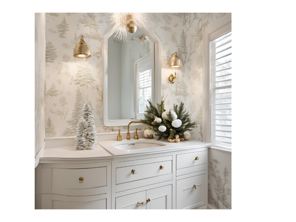 bathroom mirror area design