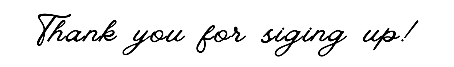 Thank you for signing up to Luminosus Designs newsletters