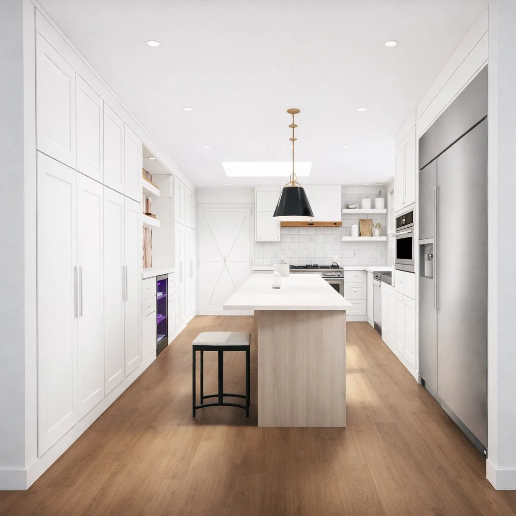 Proposed New Kitchen for Barnes Residence in Ossining, NY