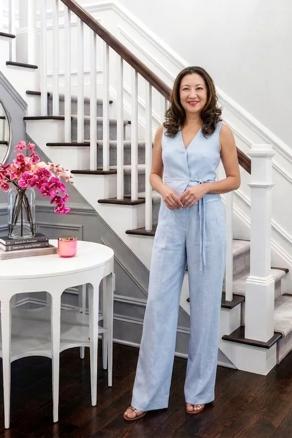 Portrait of Mimi Fong, founder and principal designer of Luminosus Designs