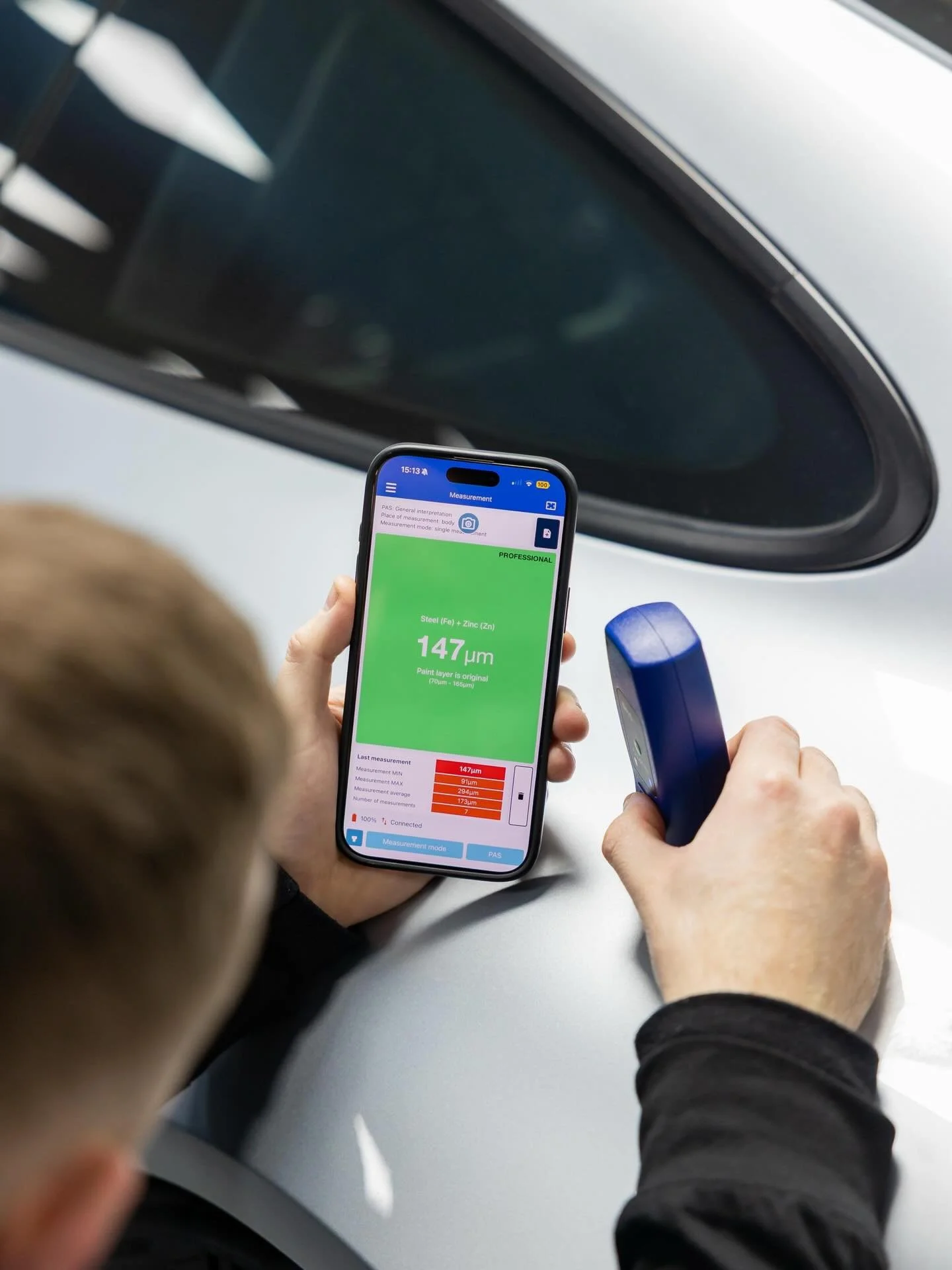 Measuring before correcting.
A paint depth gauge tells the real story - allowing us to correct safely and achieve the highest level of finish. No dangerous guesswork, just data-driven detailing.

#detailing #porschedetailing #bedfordshiredetailing #h