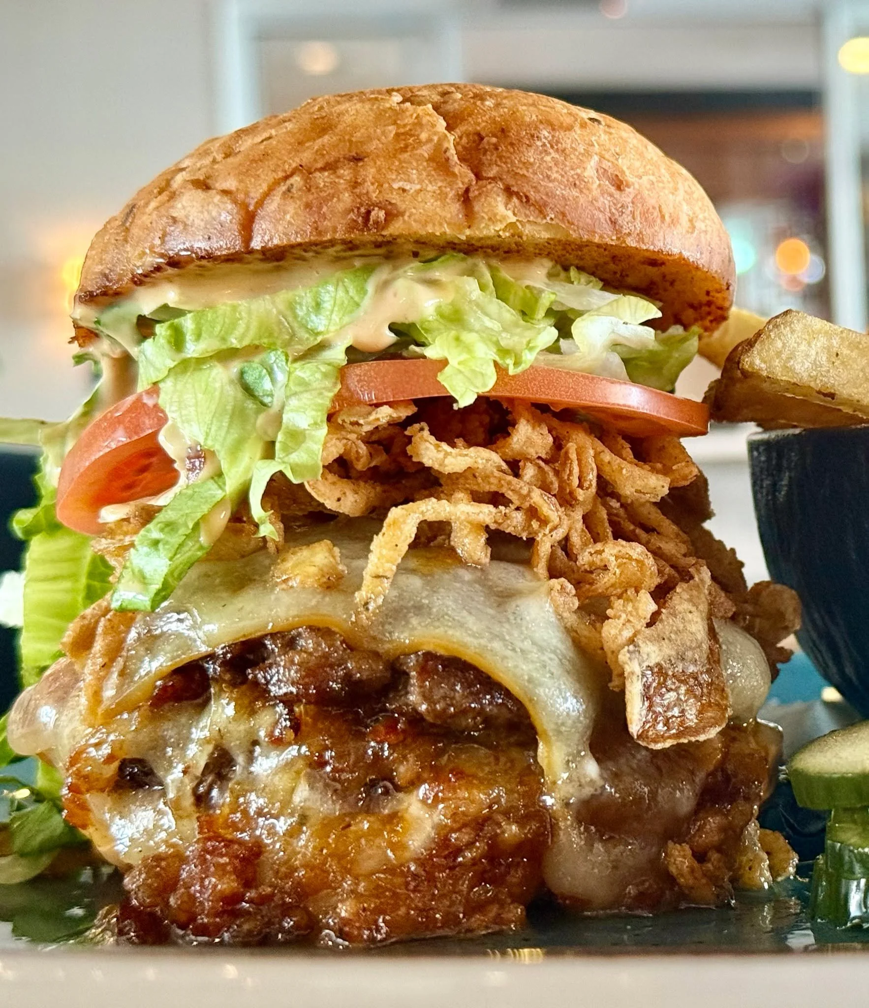 Tag someone who needs this in their life RIGHT NOW 👇🍔

The Smoked BBQ Stack is in the house for a limited time only &mdash; available until March 21. Don't miss out! 🔥

Book your table now at picklejarfredericton.com 🥒

#KindOfaBigDill #YFCBurger