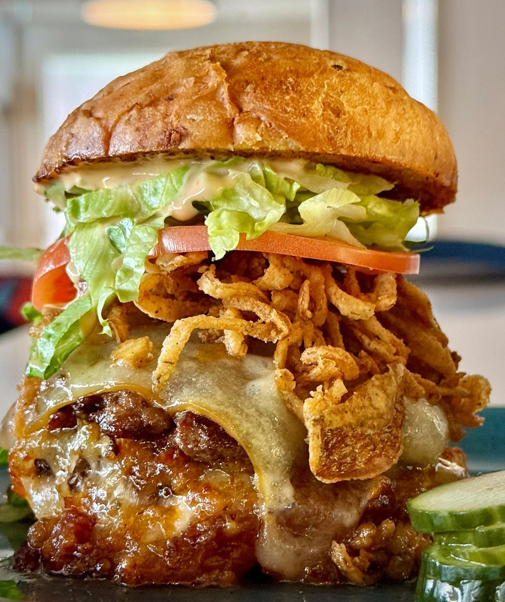 The Smoked BBQ Stack is calling your name and honestly, you should pick up. 🍔📞

#KindOfaBigDill #YFCBurgerBattle #SmokedBBQStack #FrederictonFoodie #PickleJar #BurgerLovers