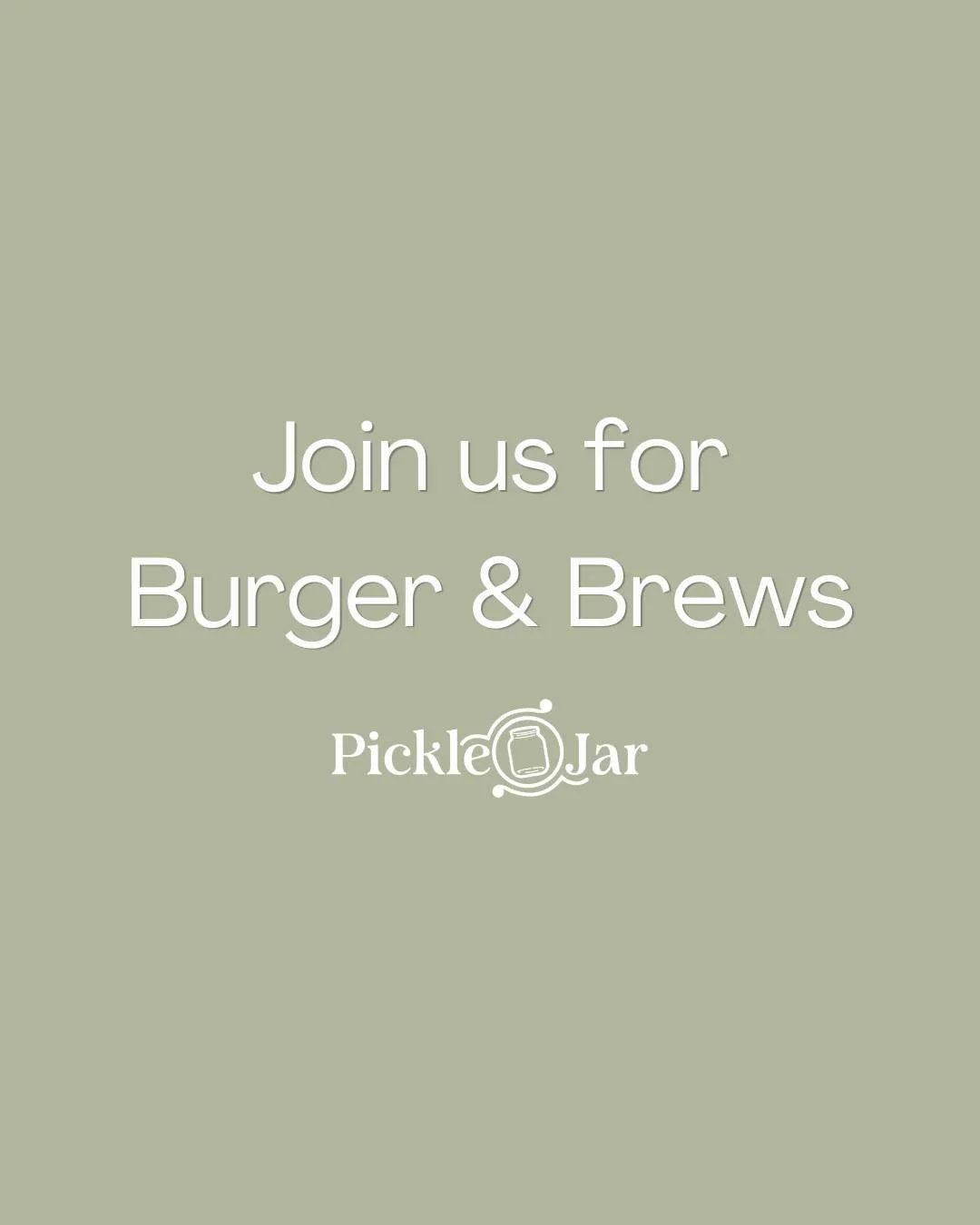 Sunday plans? We've got you covered! 🍔🍻
Join us at Pickle Jar and enjoy our award-winning PJ Smash Burger with a pint for just $22 + tax. 

👉 What's in it? 
3oz Beef Patties Smashed into Grilled Onions &middot; Deep-Fried Pickles &middot; Processe