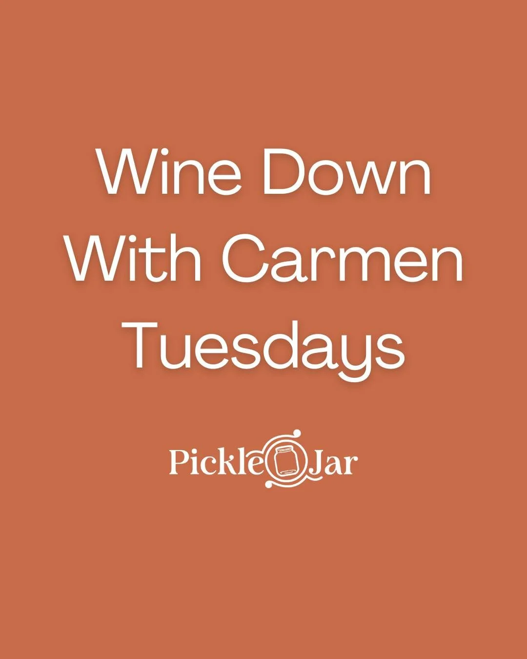✨ Carmen Tuesdays are a good excuse to sit down and enjoy dinner at Pickle Jar!✨

🍷 Select Carmen wines are $8 a glass or $28 a bottle with the purchase of an entr&eacute;e.

👉 Tap the link in our bio to book a table!

#CarmenTuesdays #WineLovers #