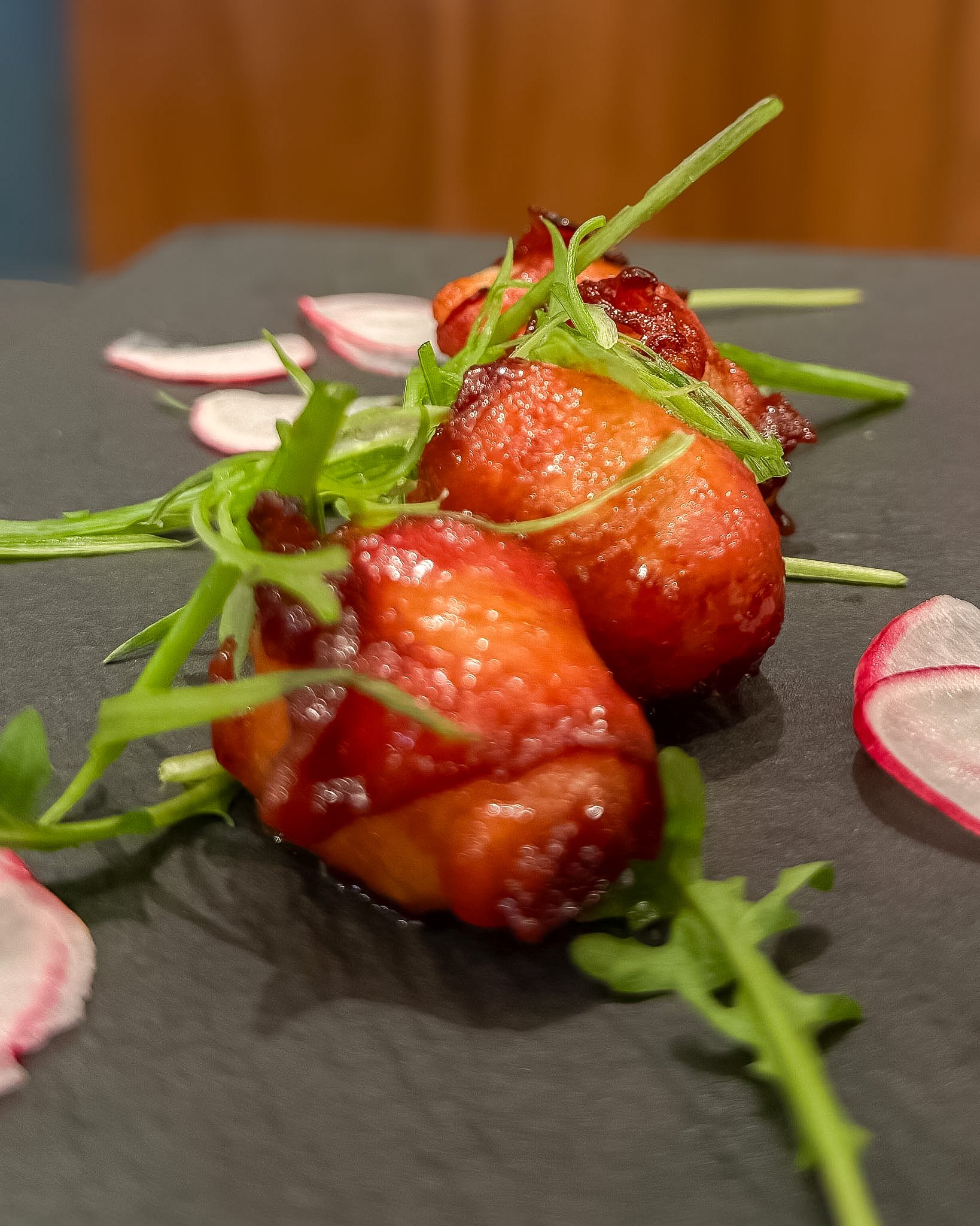 Crispy. Smoky. Dangerously good. 🥓

Bacon-wrapped water chestnuts were a staple of mid-century American party food, the kind of thing your grandma brought to every potluck, and people literally fought over.

🌰 Bacon-Wrapped Water Chestnuts: 
&middo