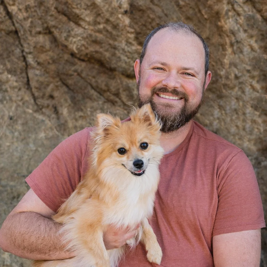 5B Tech Concierge Jake Shumway and Dog Greta