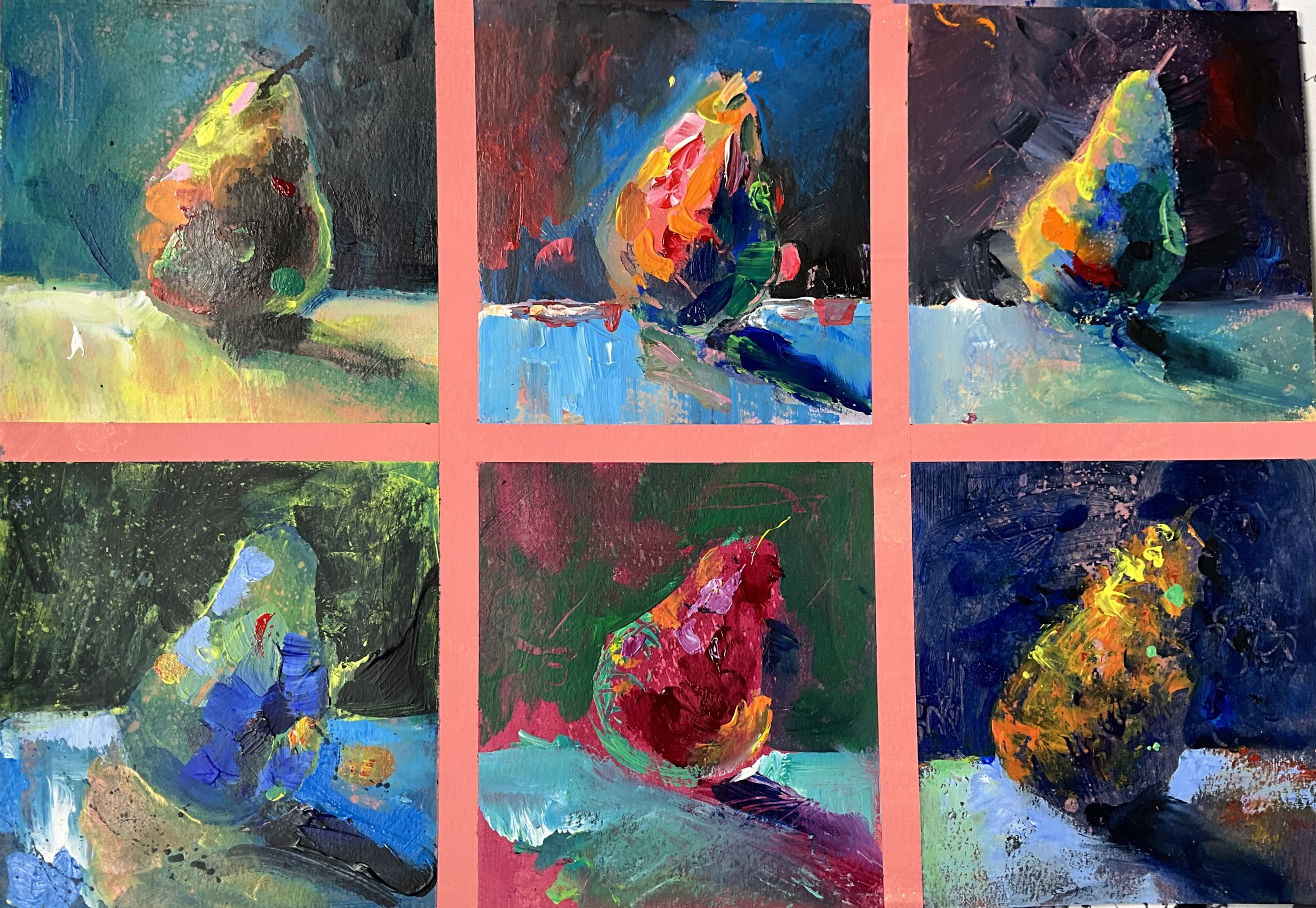 ‘Pears’ using specific colour combos
