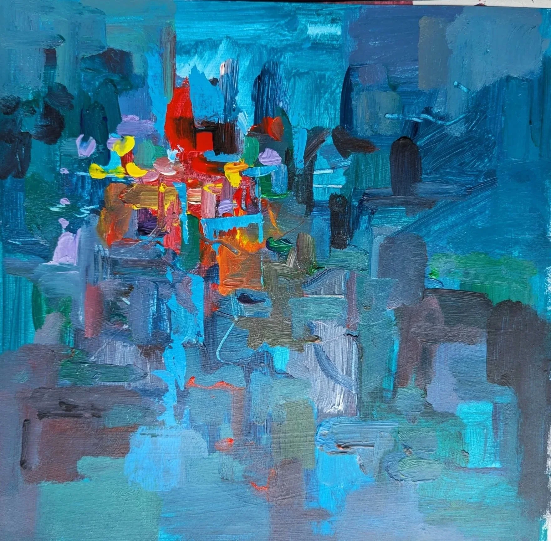 Composition based on colour combos 