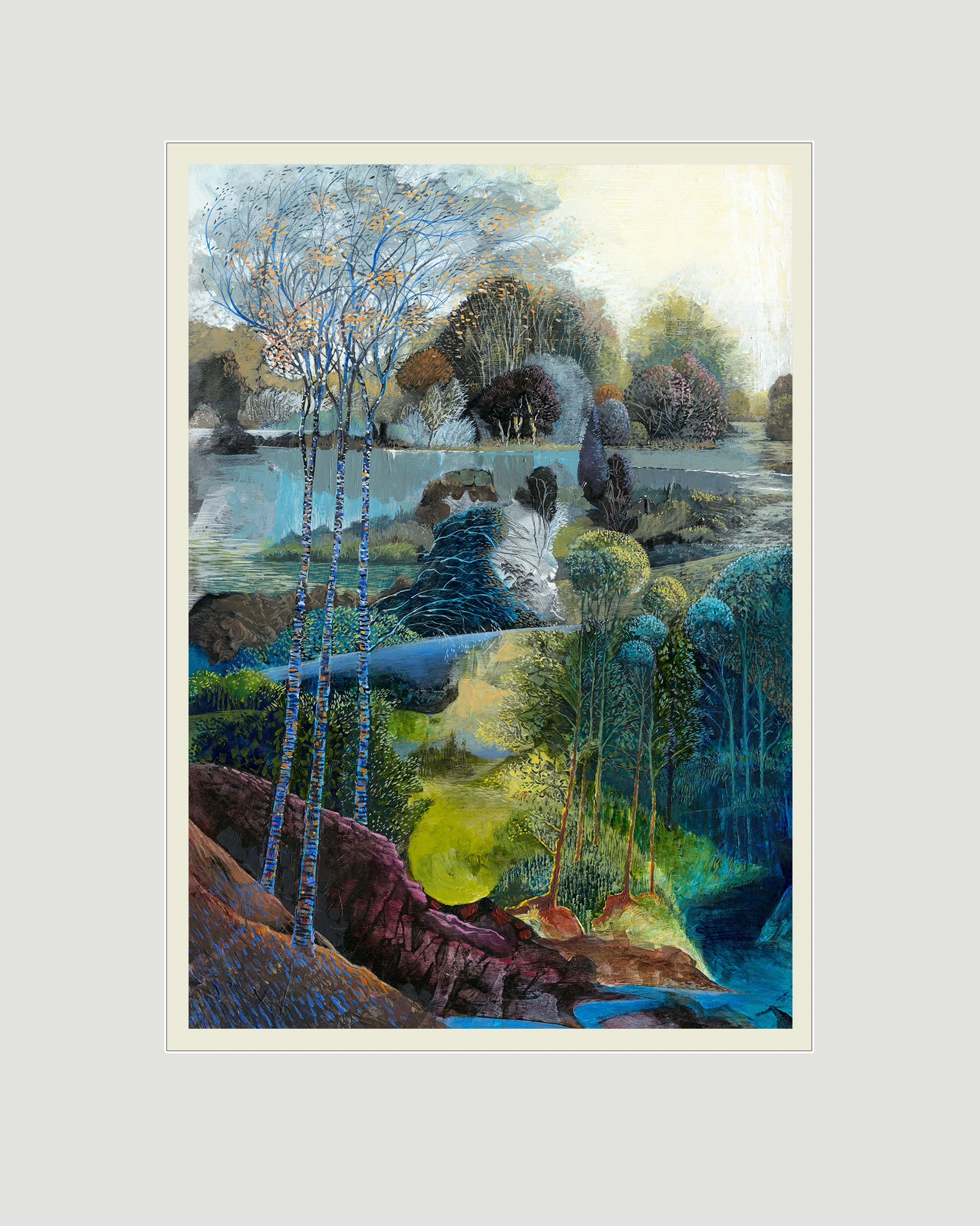 Print imaged 25x35cm, Card Mount 40x50cm