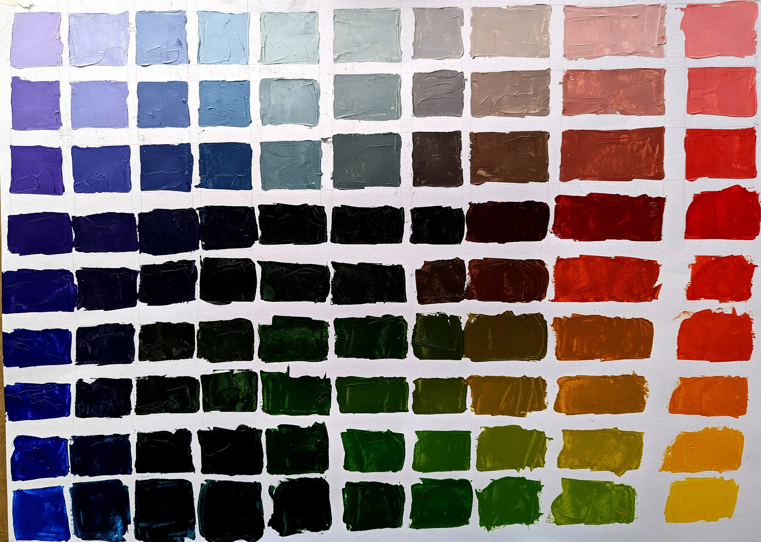 Exploring colour mixing