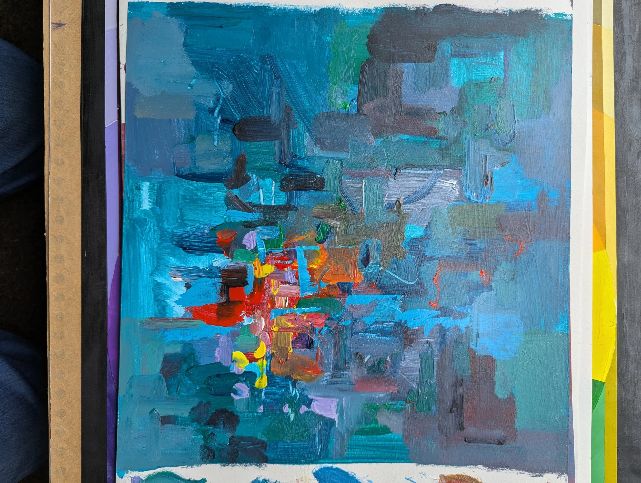 Composition based on colour combos 