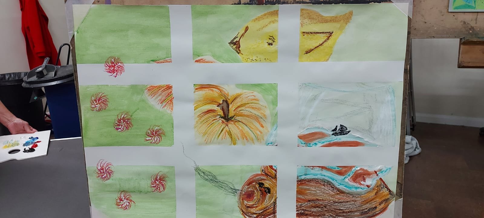 Collection of watercolor paintings 